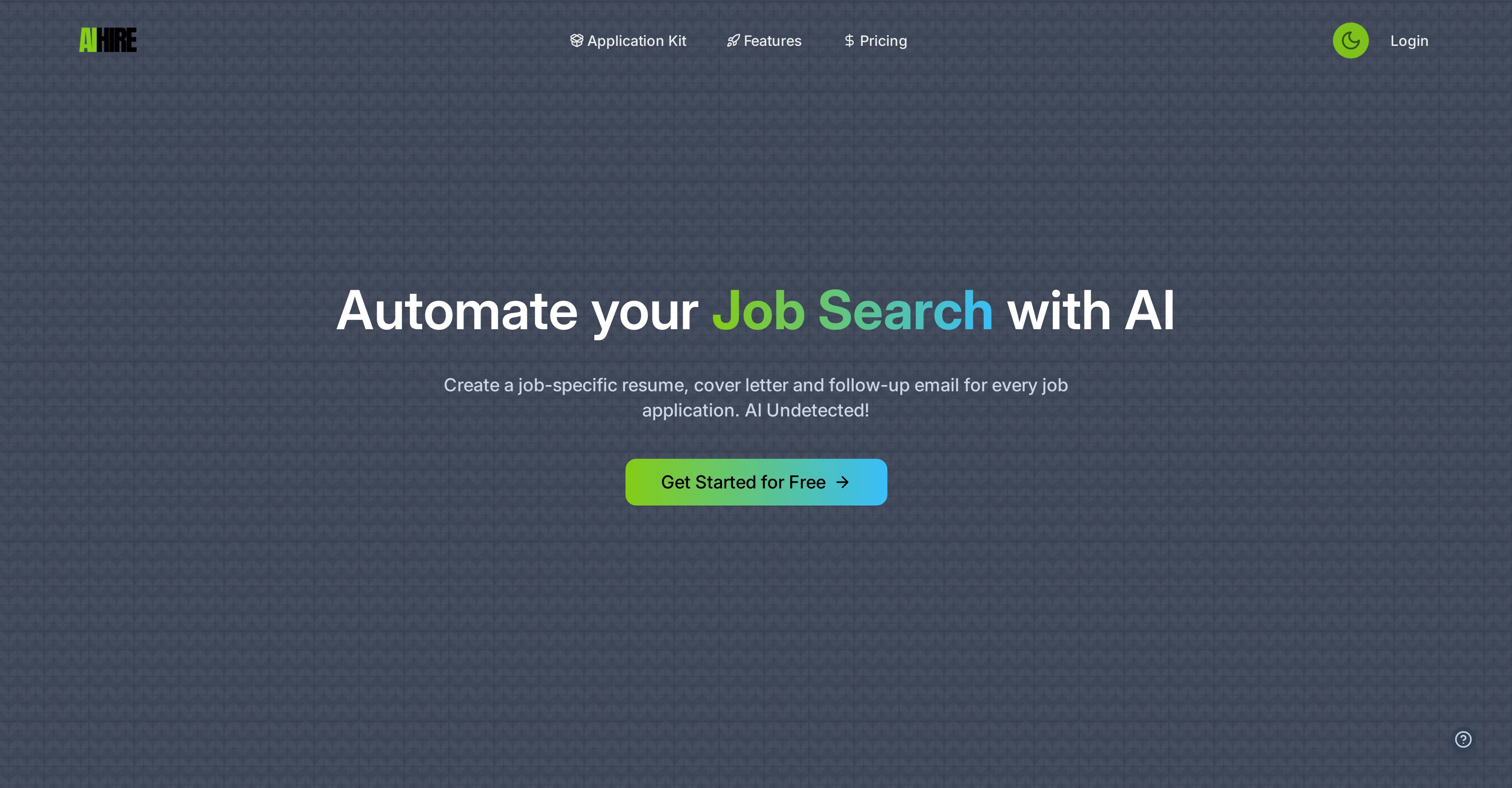 AIHire website