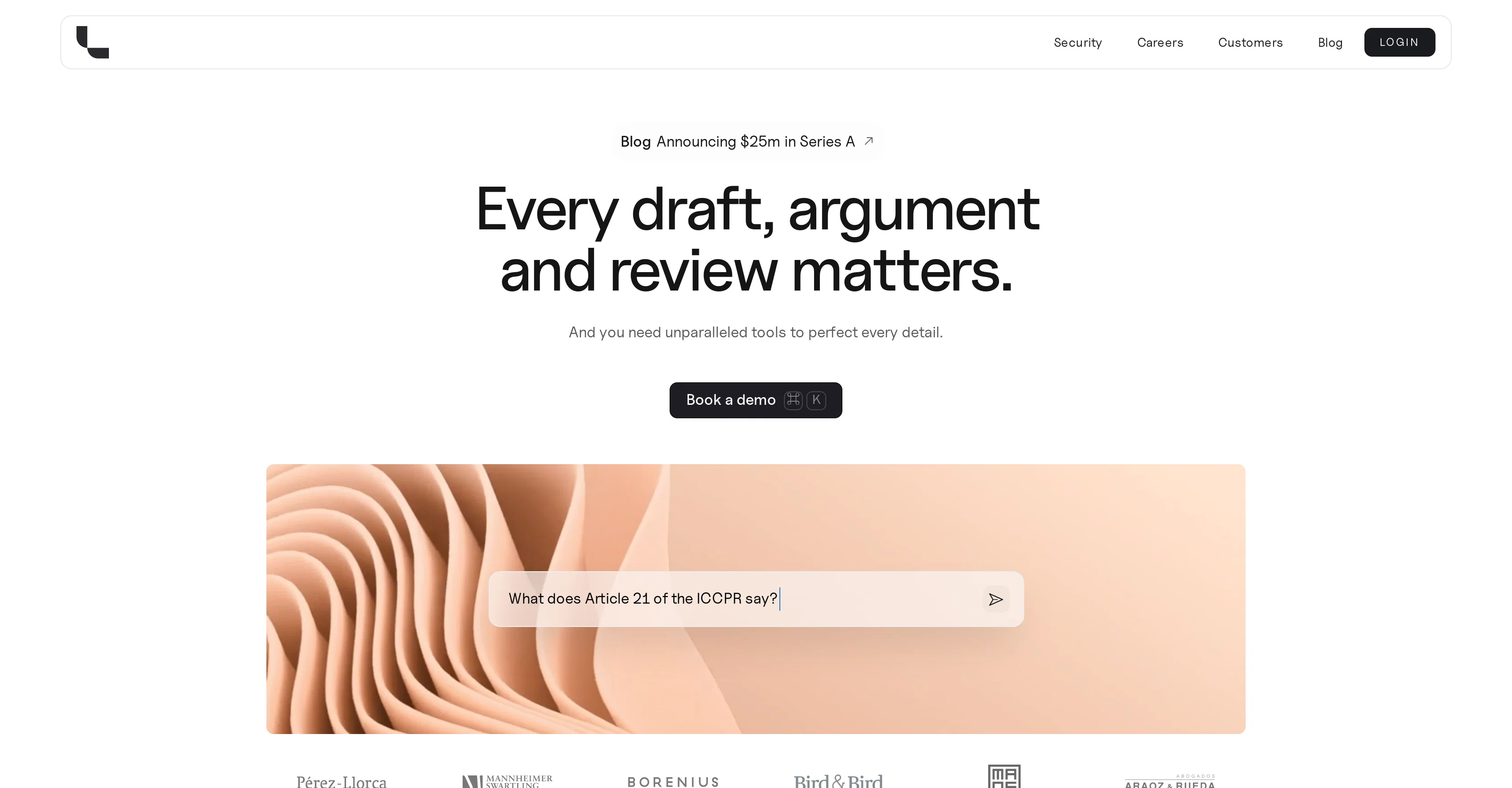 Legora website