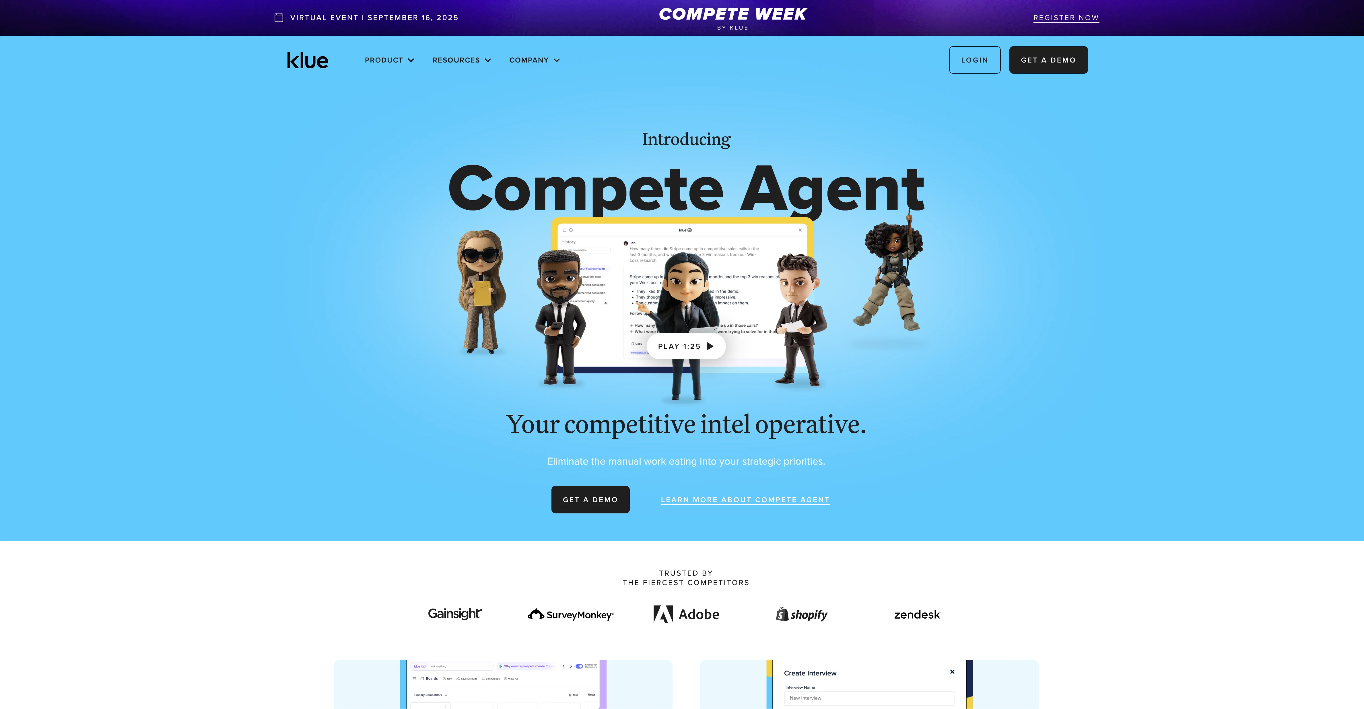 Klue website