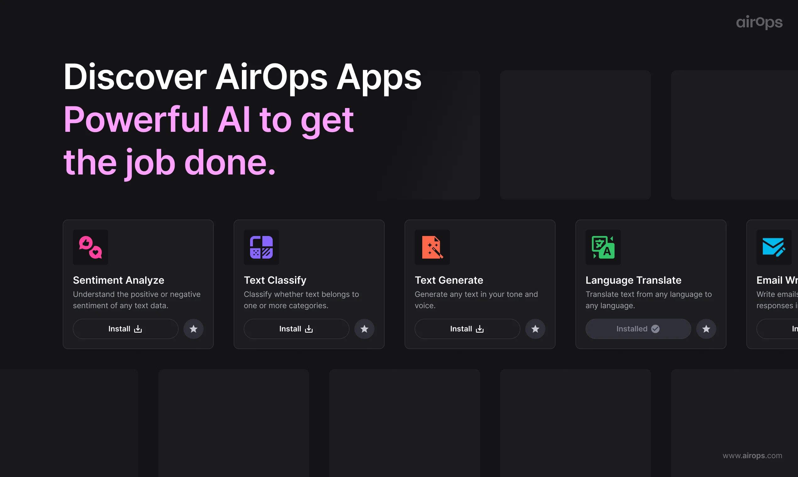 AirOps website