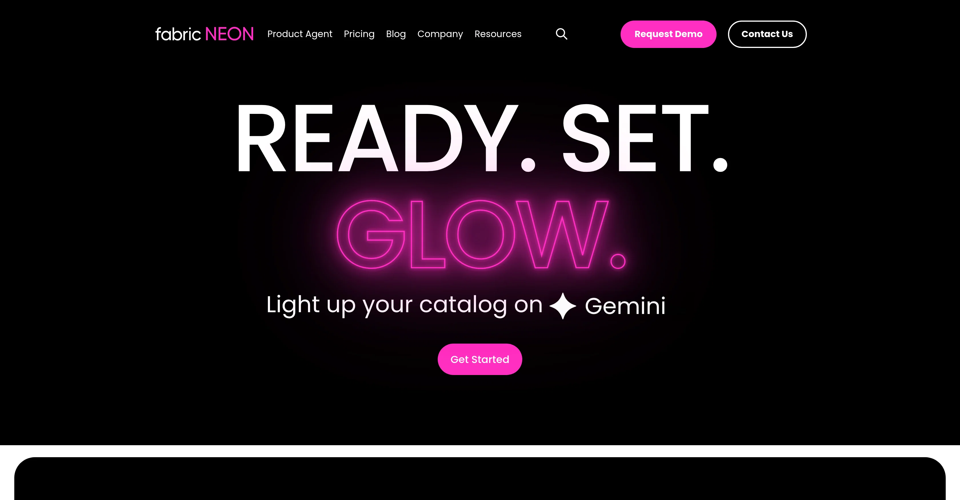 fabric NEON website