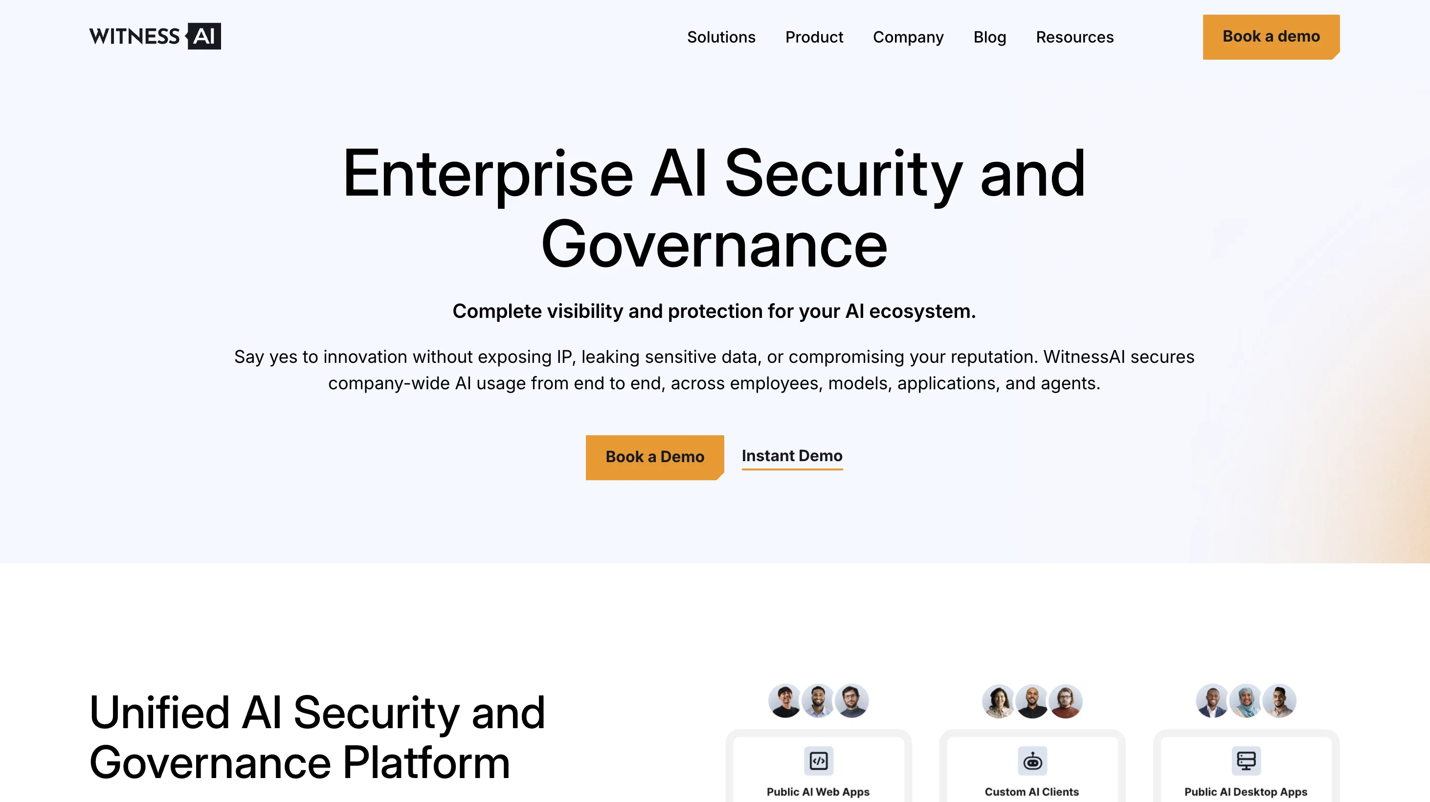 WitnessAI website