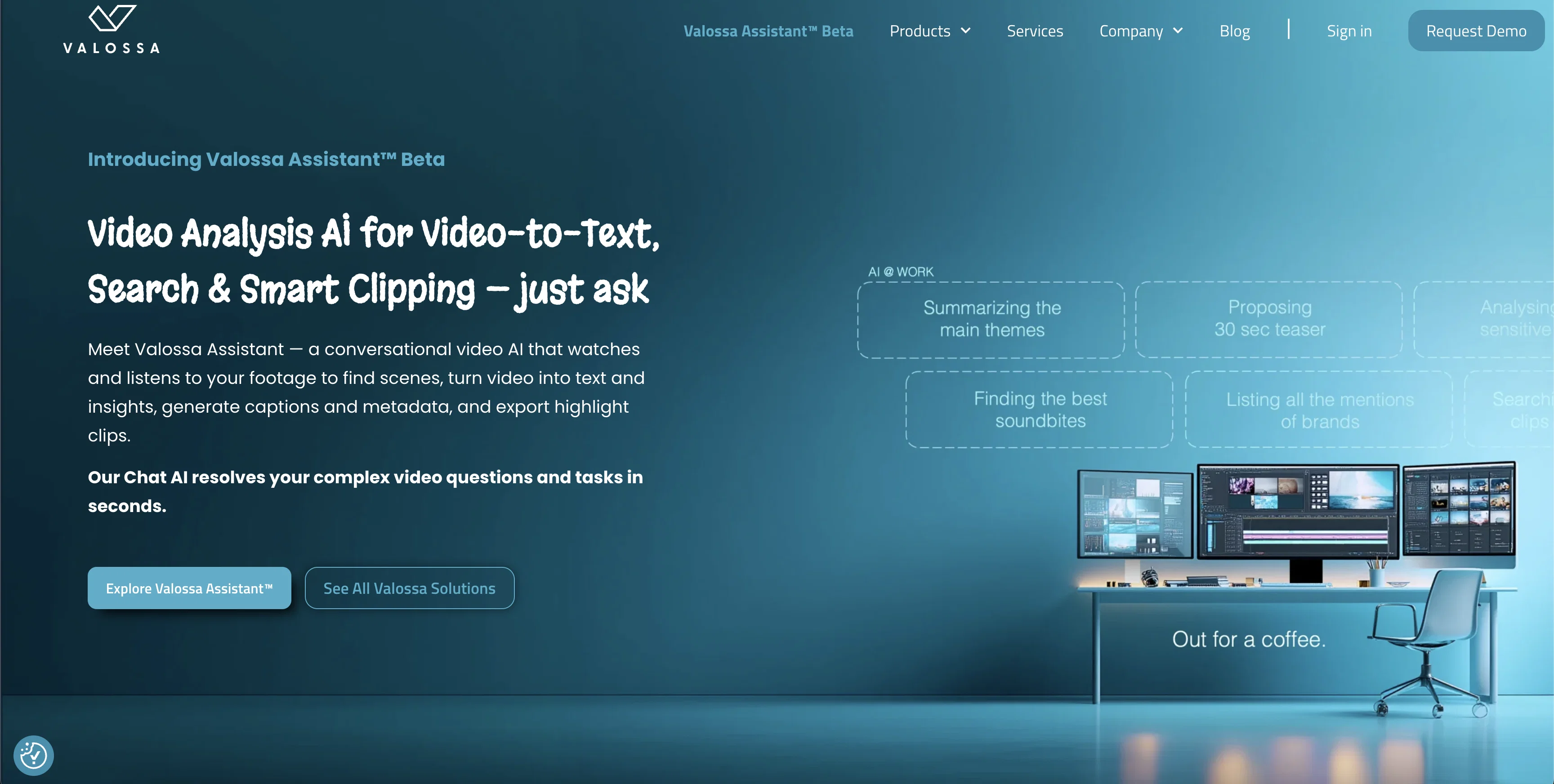 Valoss website
