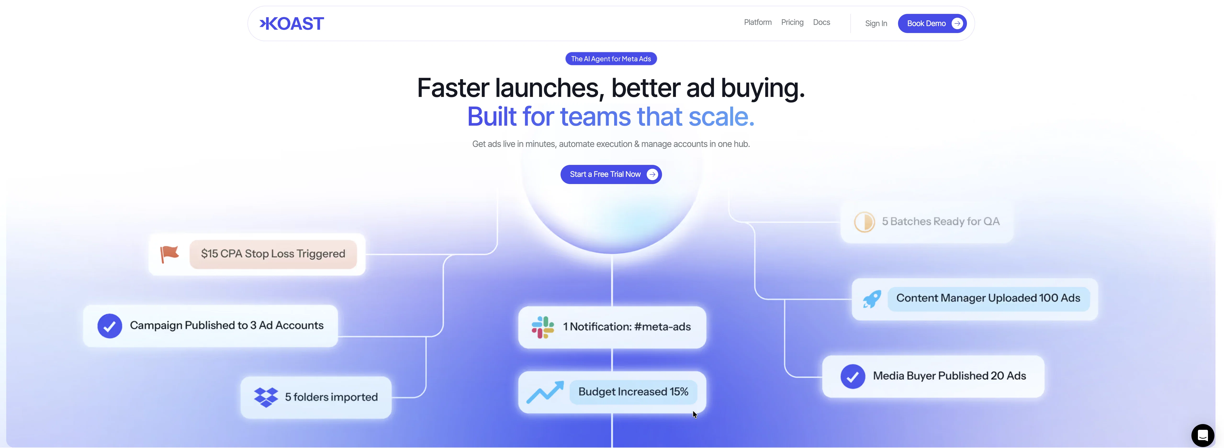 Koast website