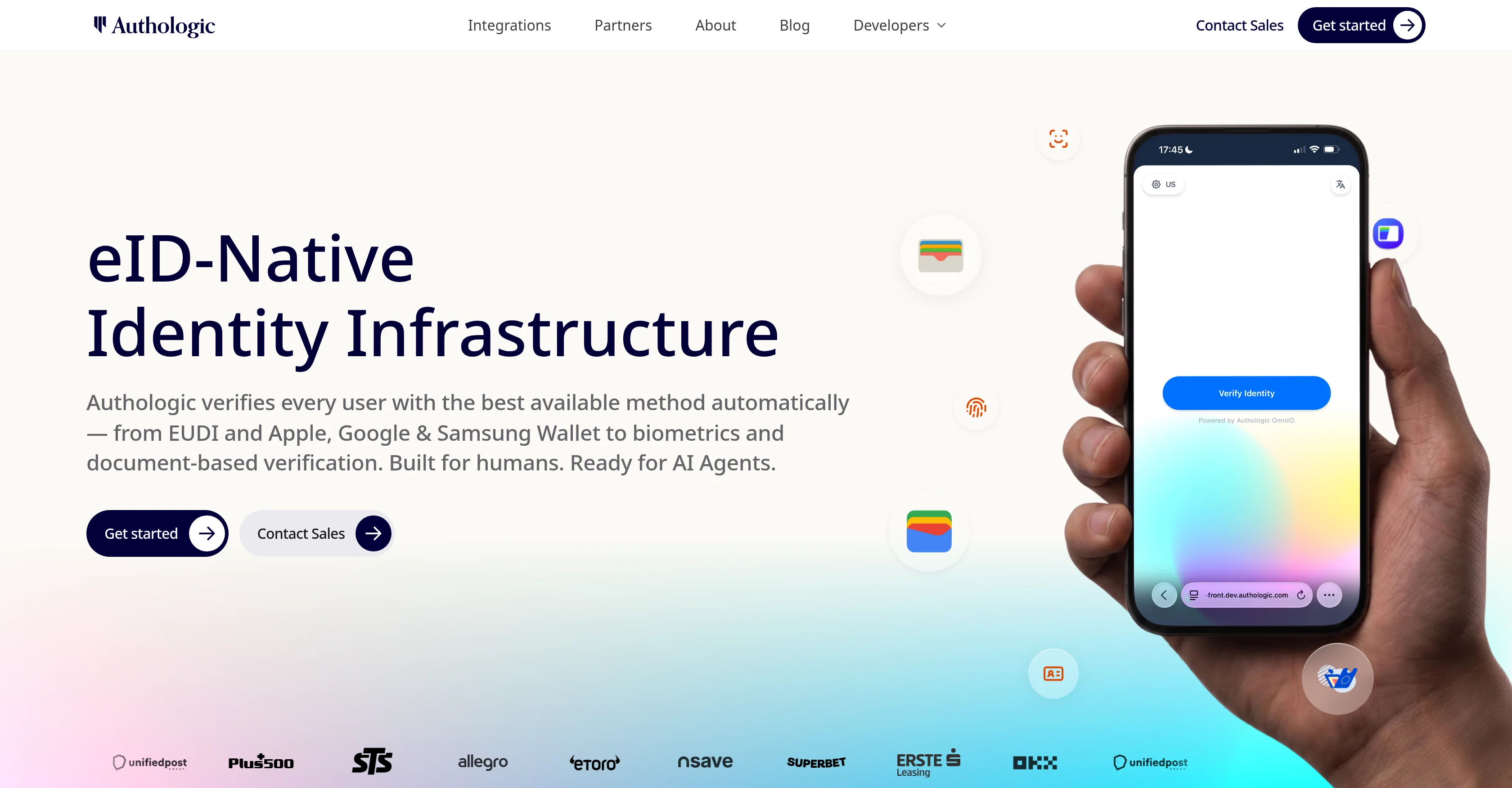 Authologic website