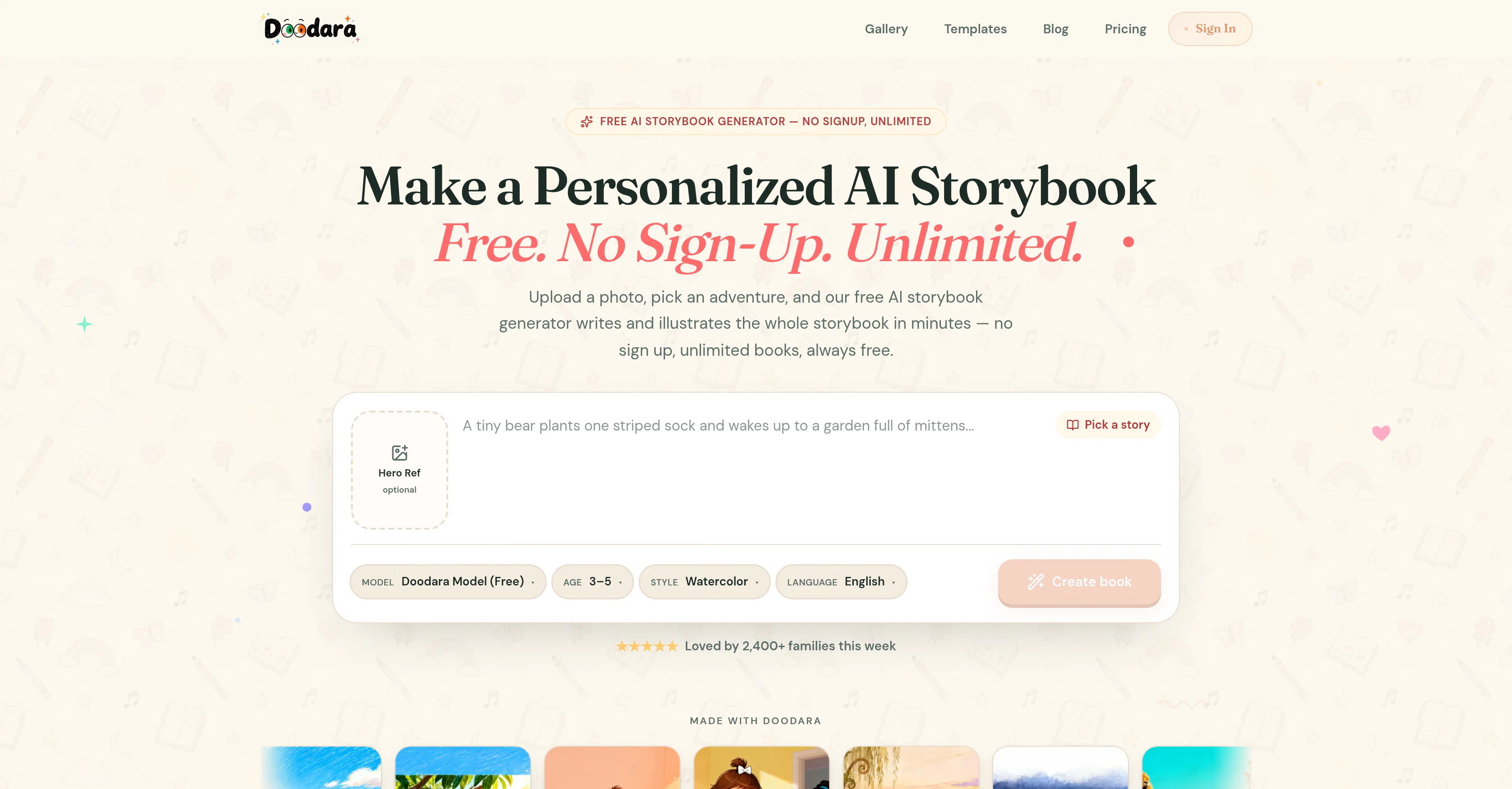 Doodara website