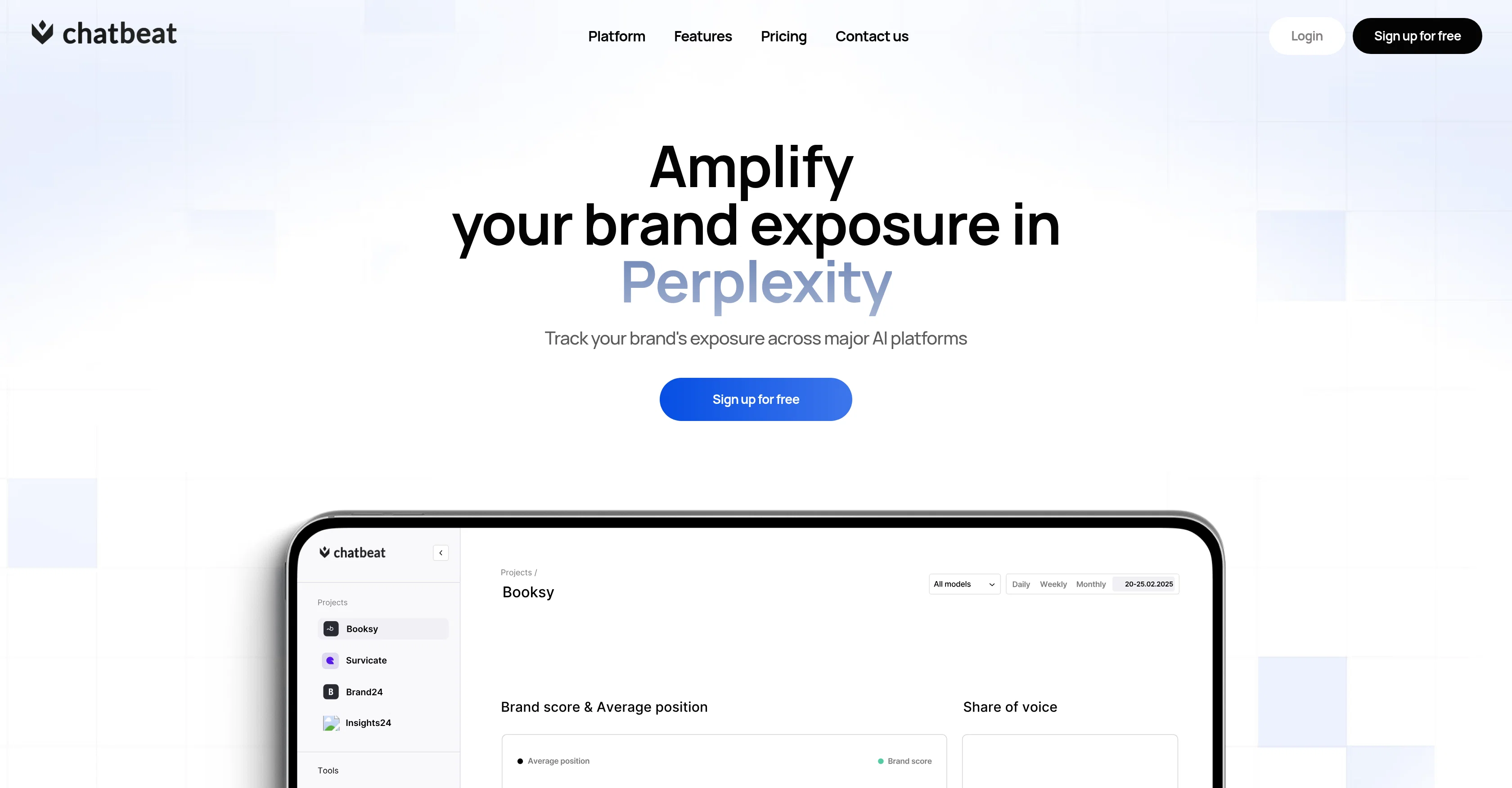 Chatbeat website