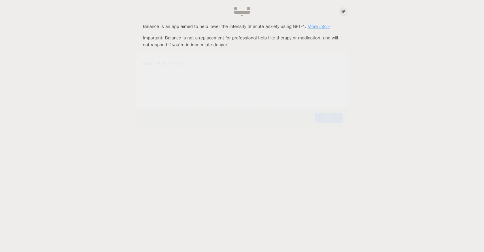 Balance website