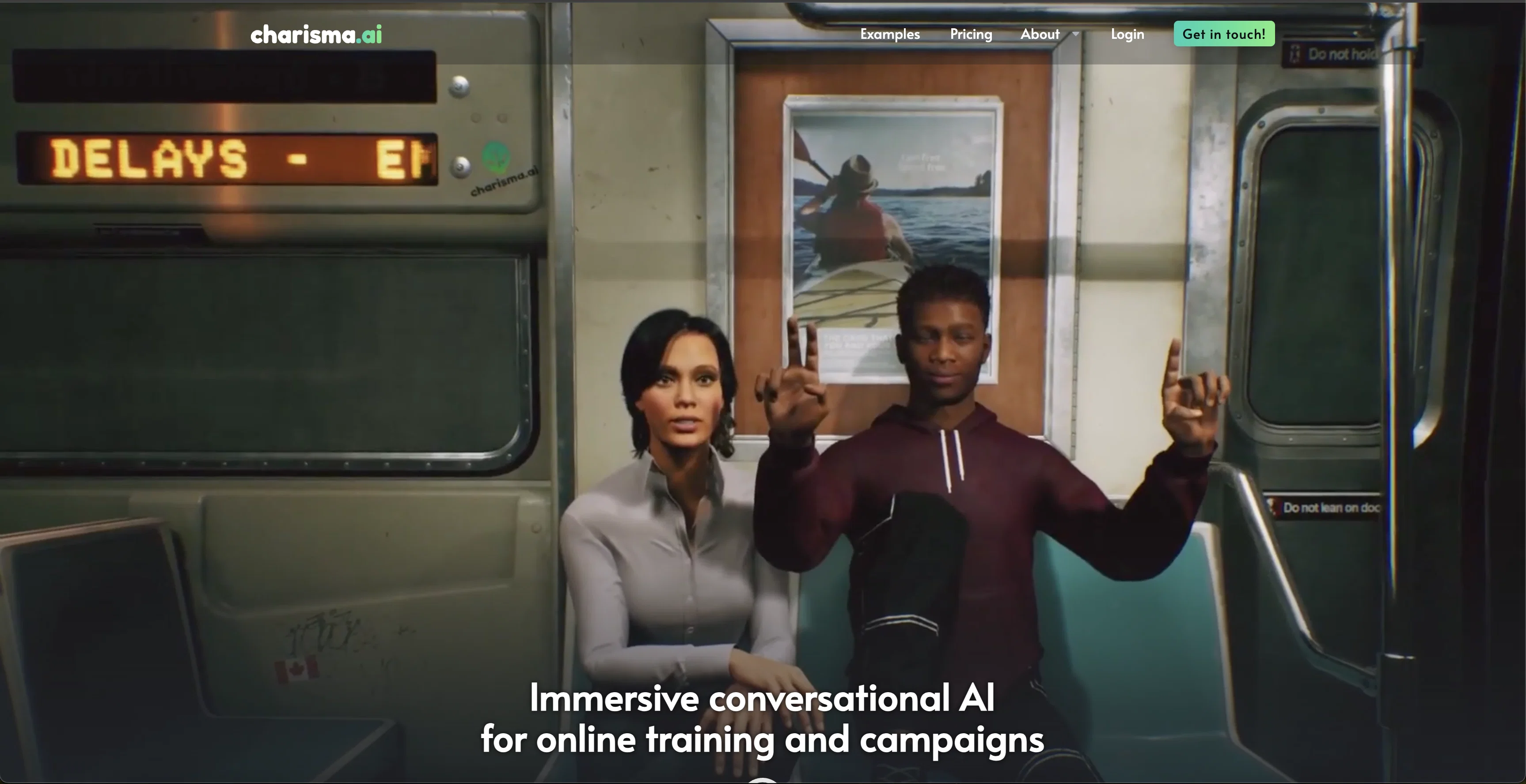Charisma AI website