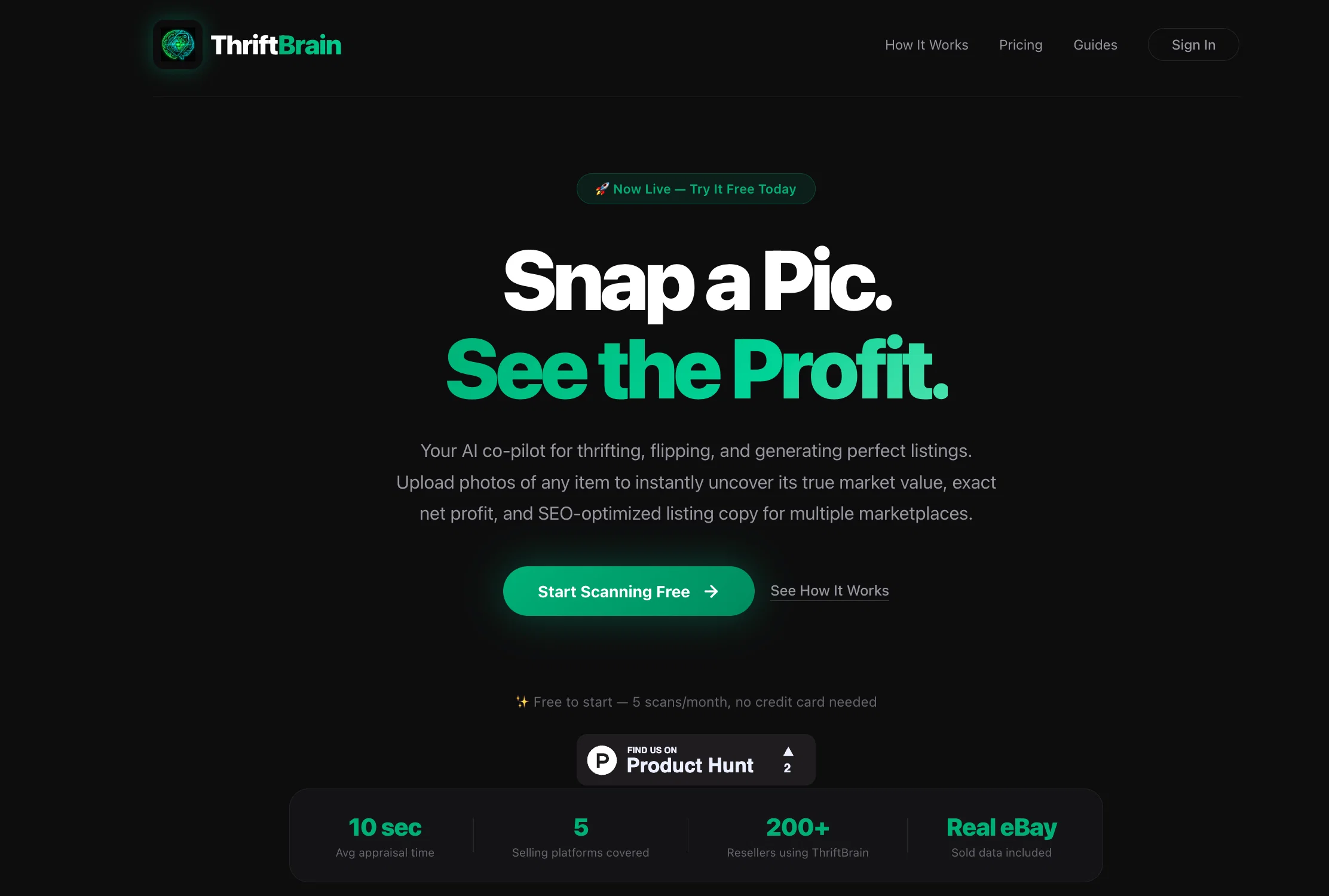 ThriftBrain website