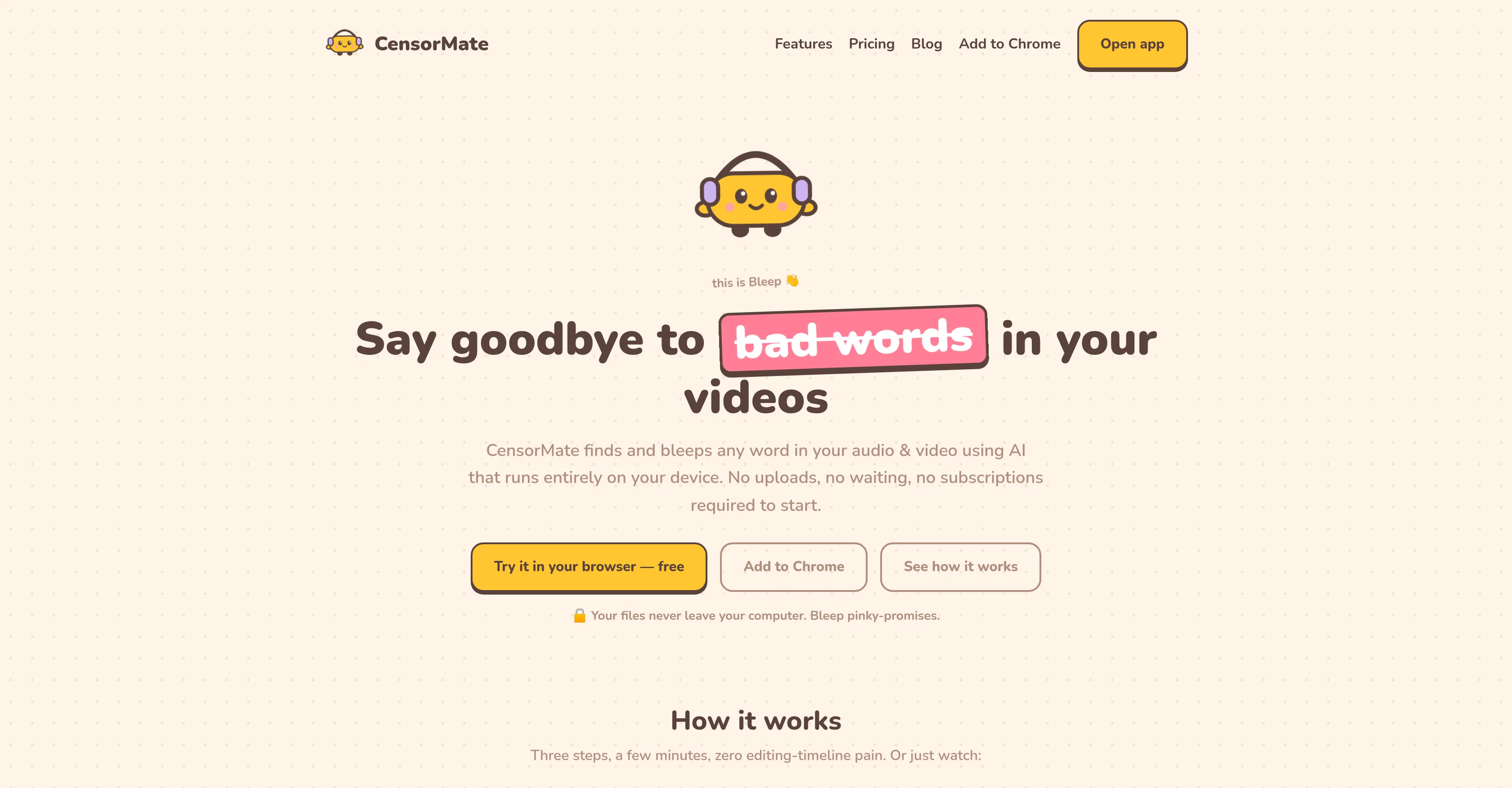 CensorMate website