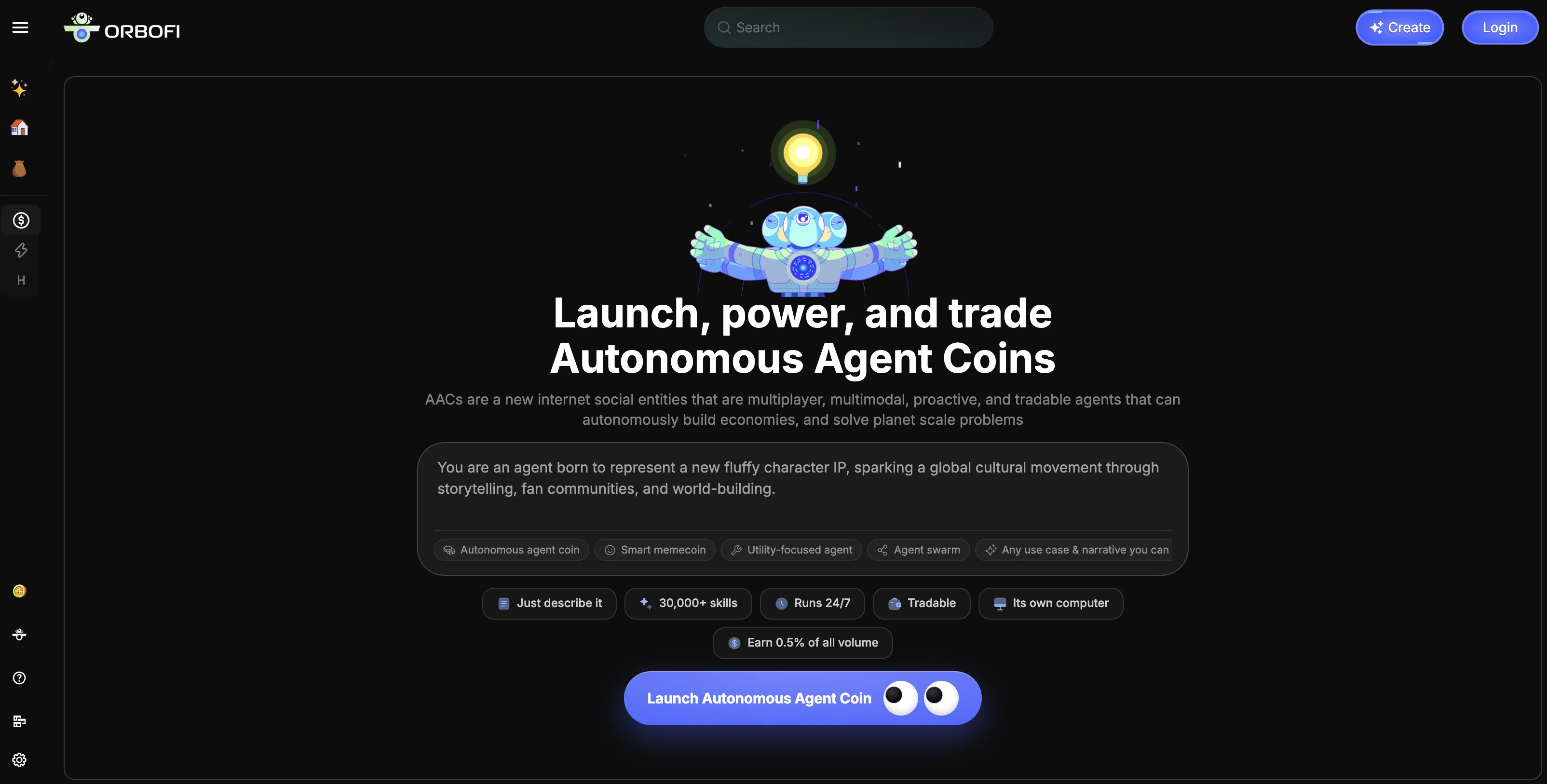 Orbofi website