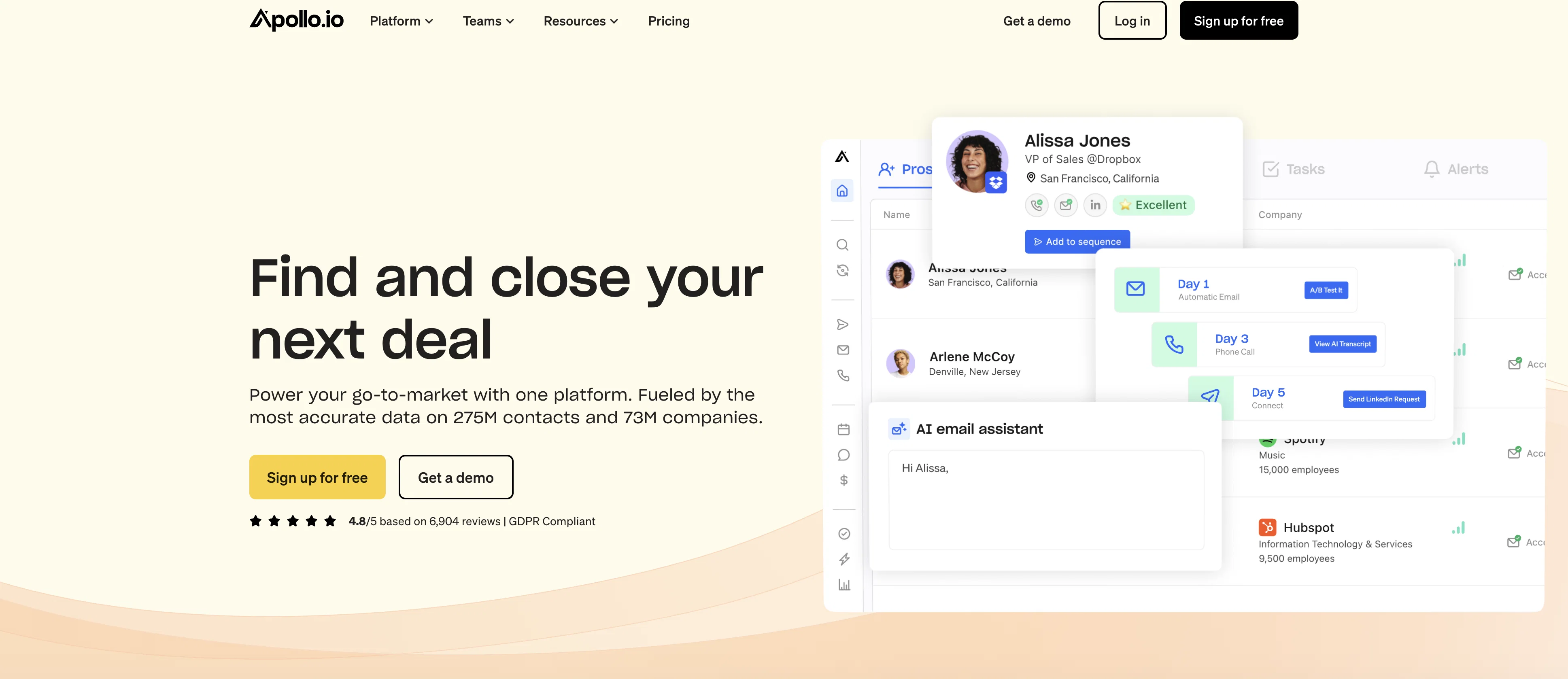 Apollo website