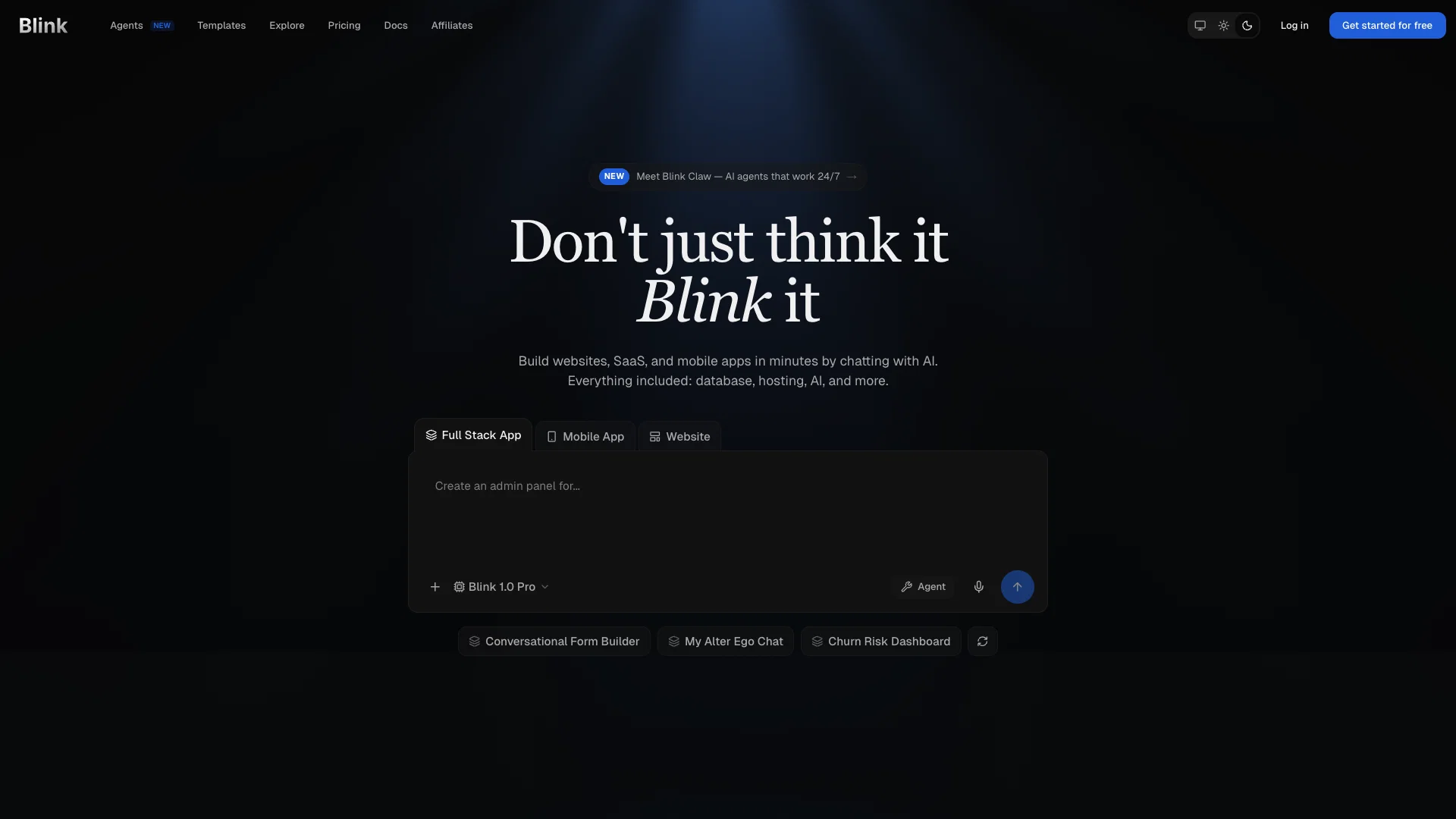 Blink.new website