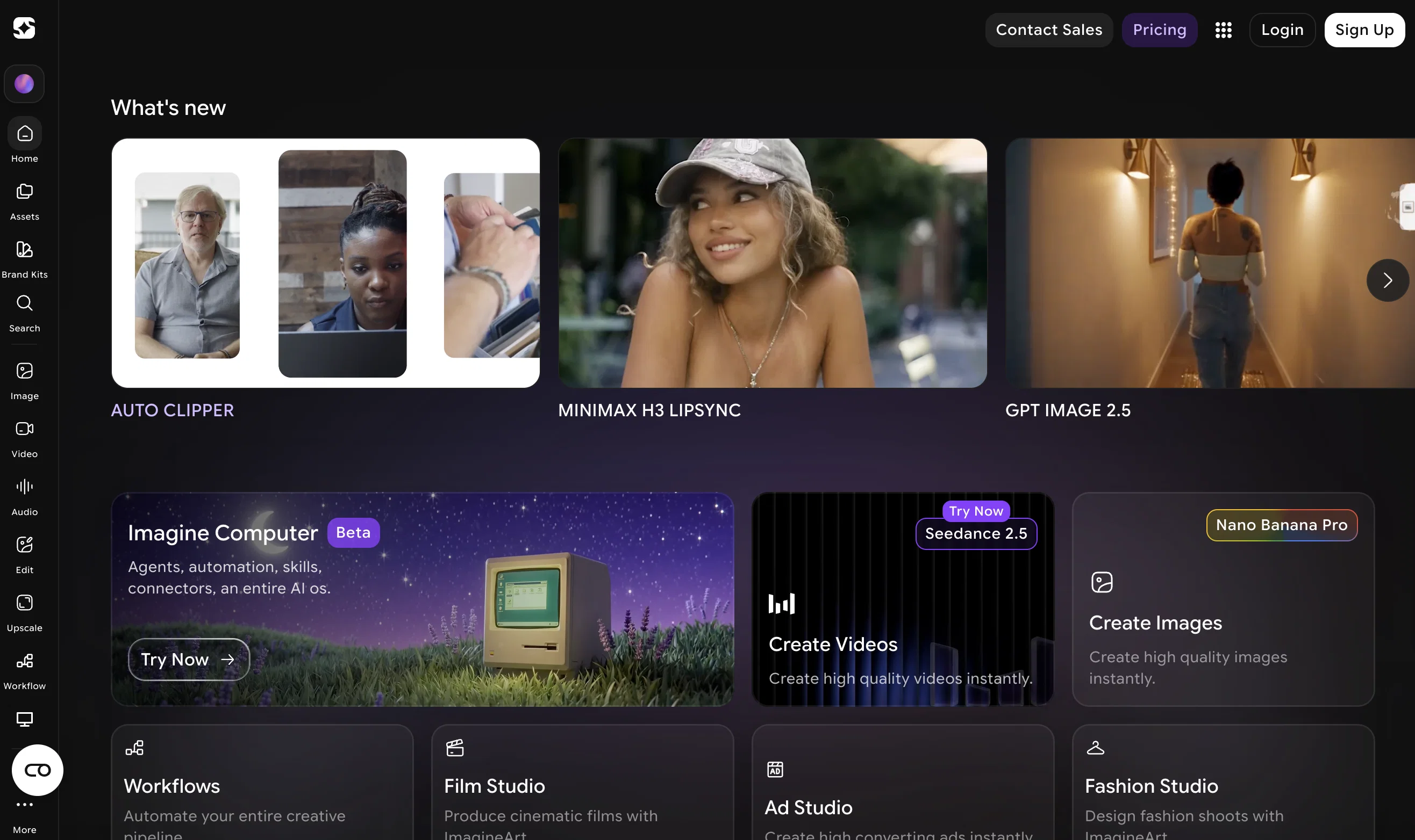 ImagineArt website