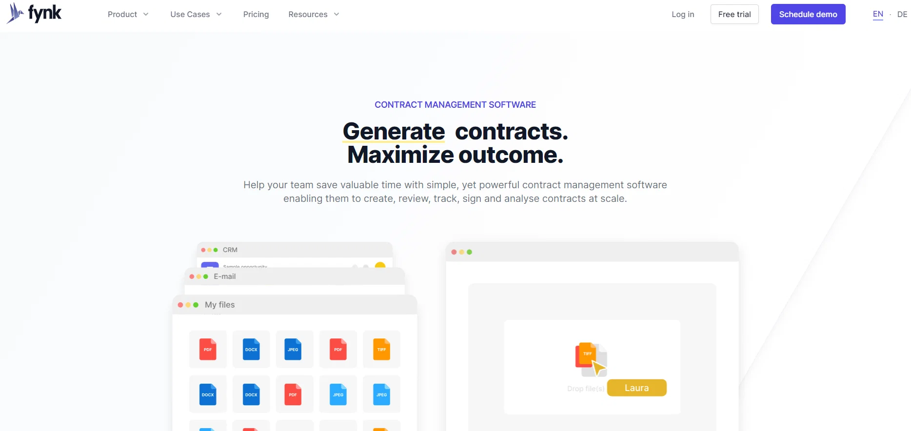 Fynk website