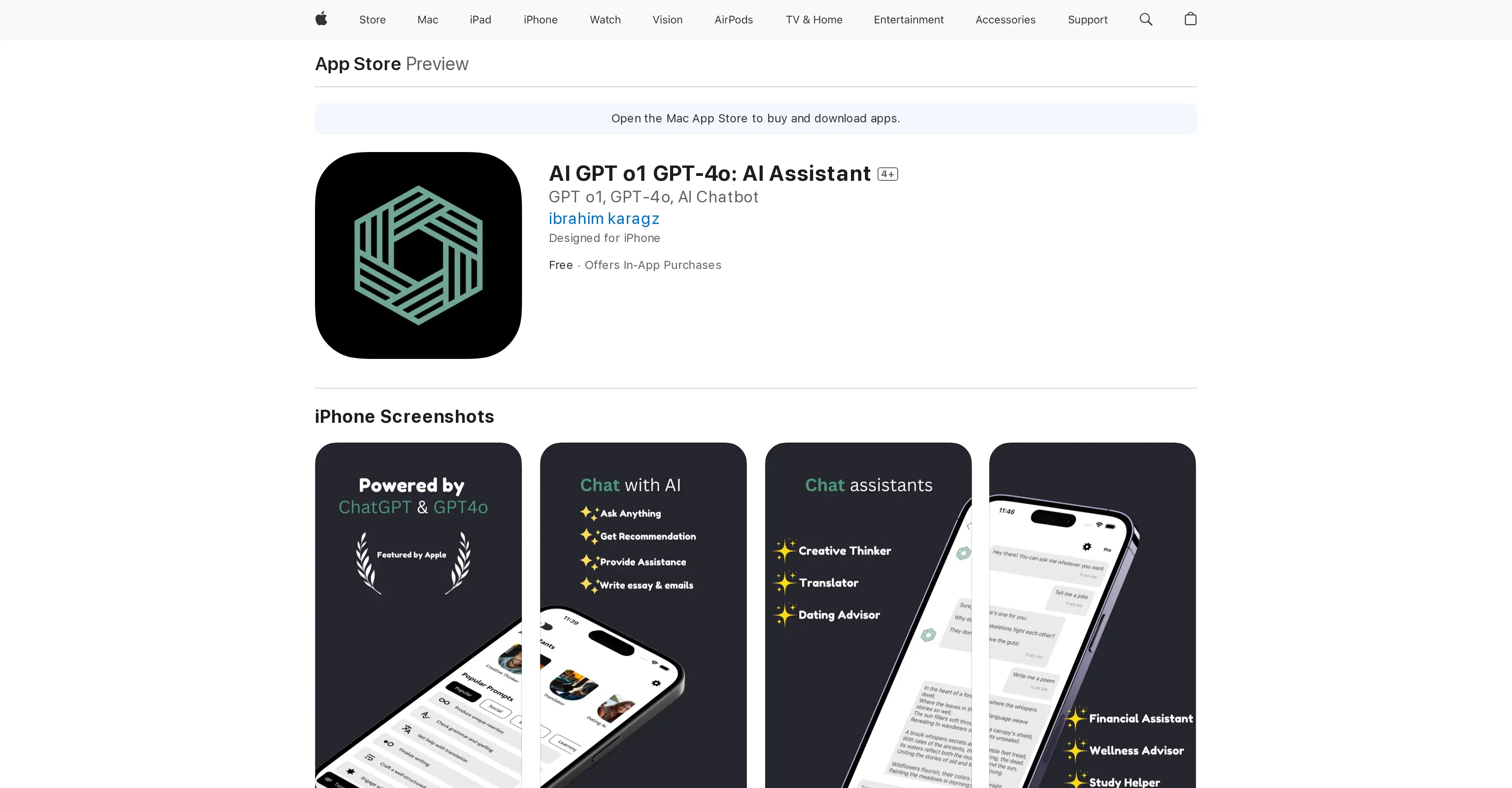 AI GPT o1 GPT-4o: AI Assistant website
