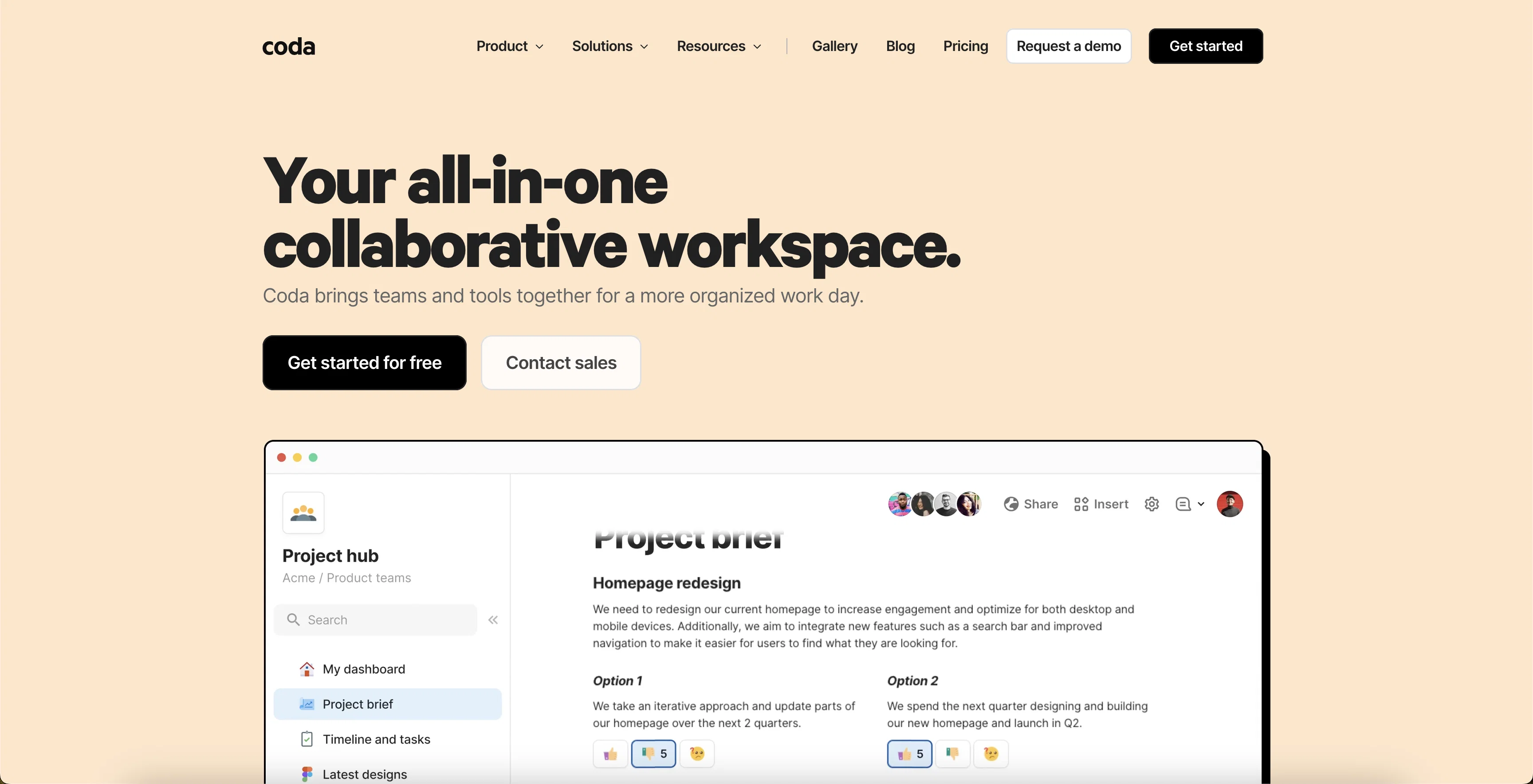 Coda AI website