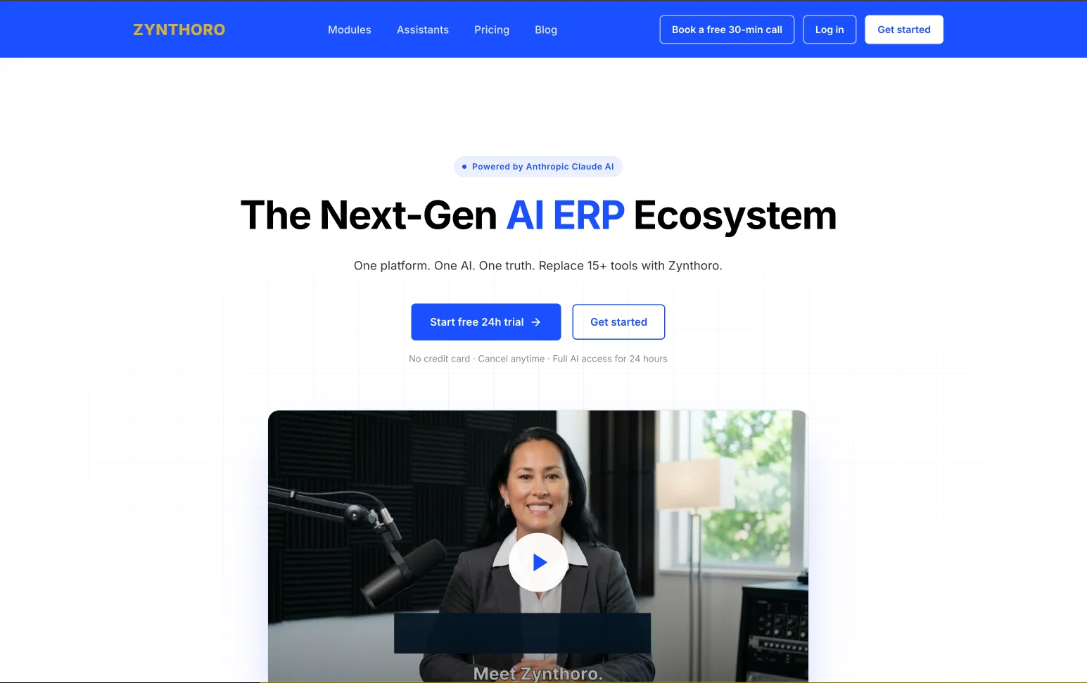 Zynthoro website