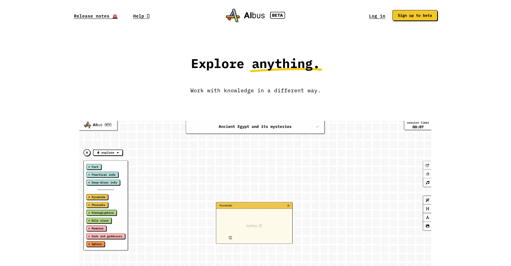 Albus.org website