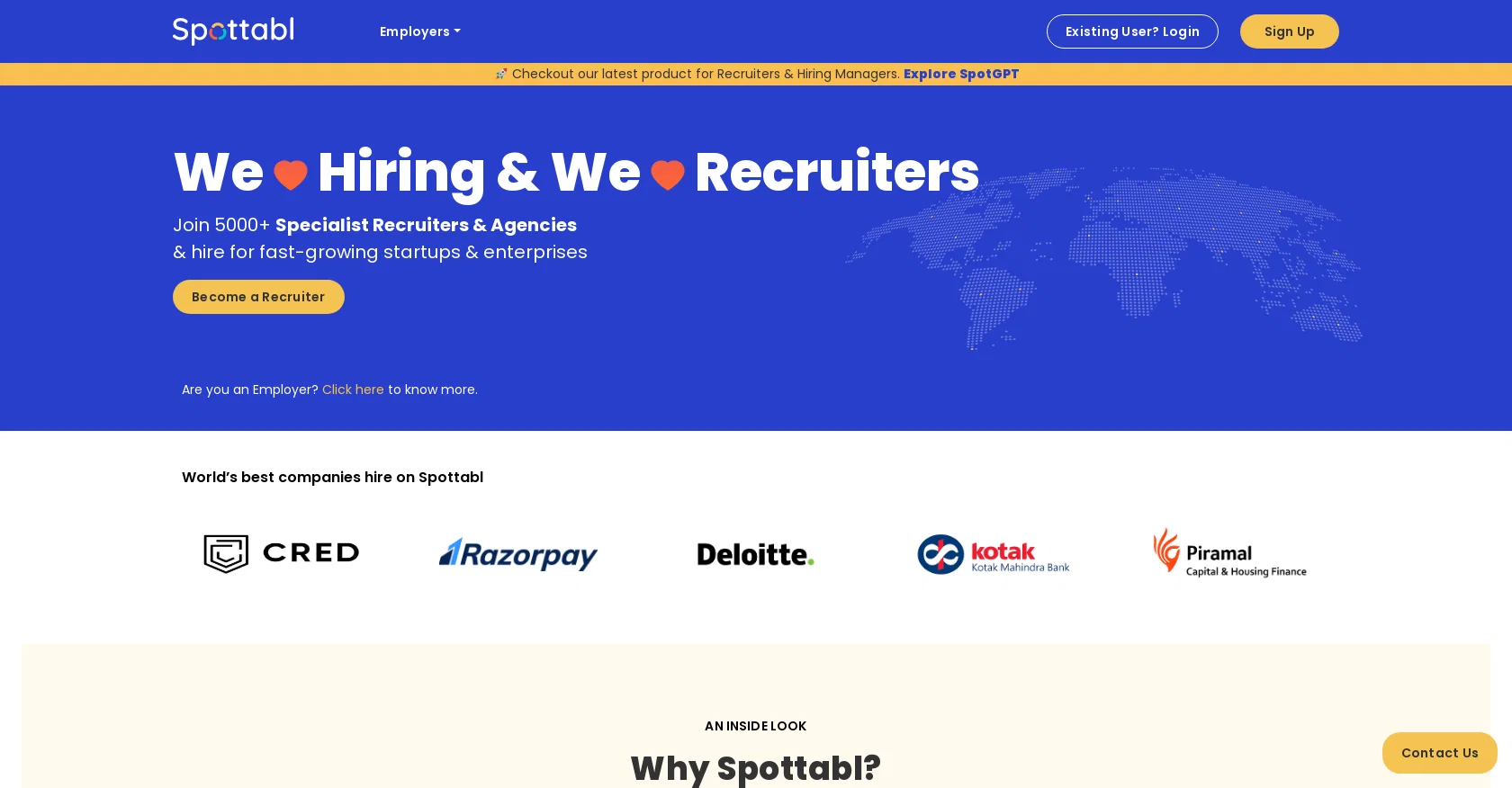 Spottabl website