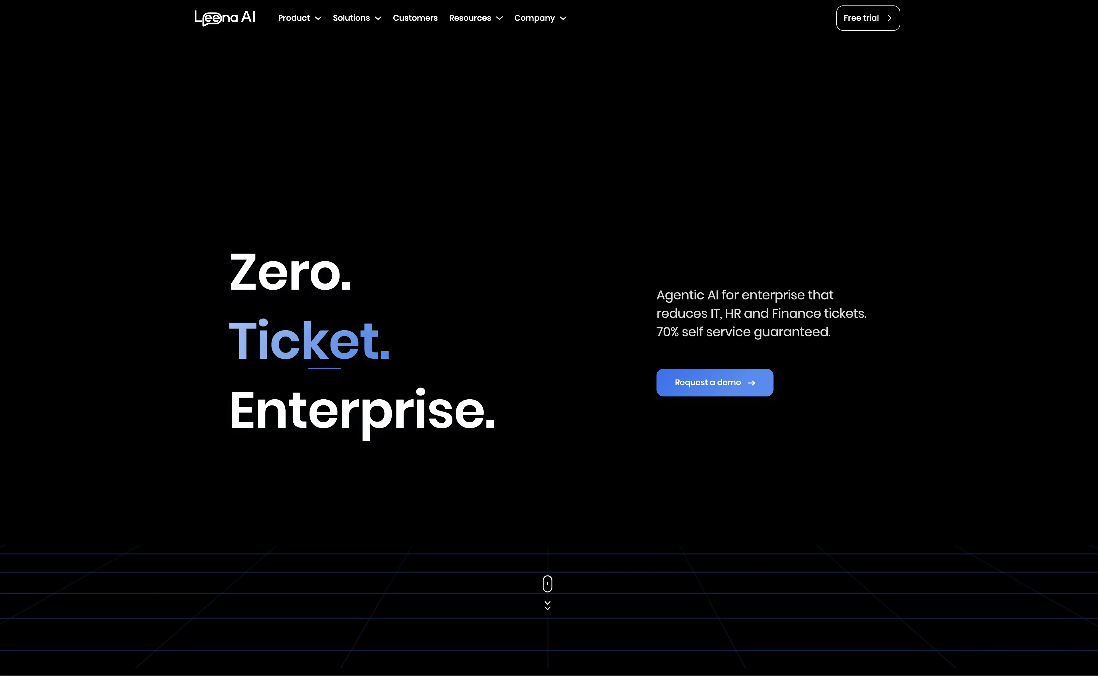 Leena AI website