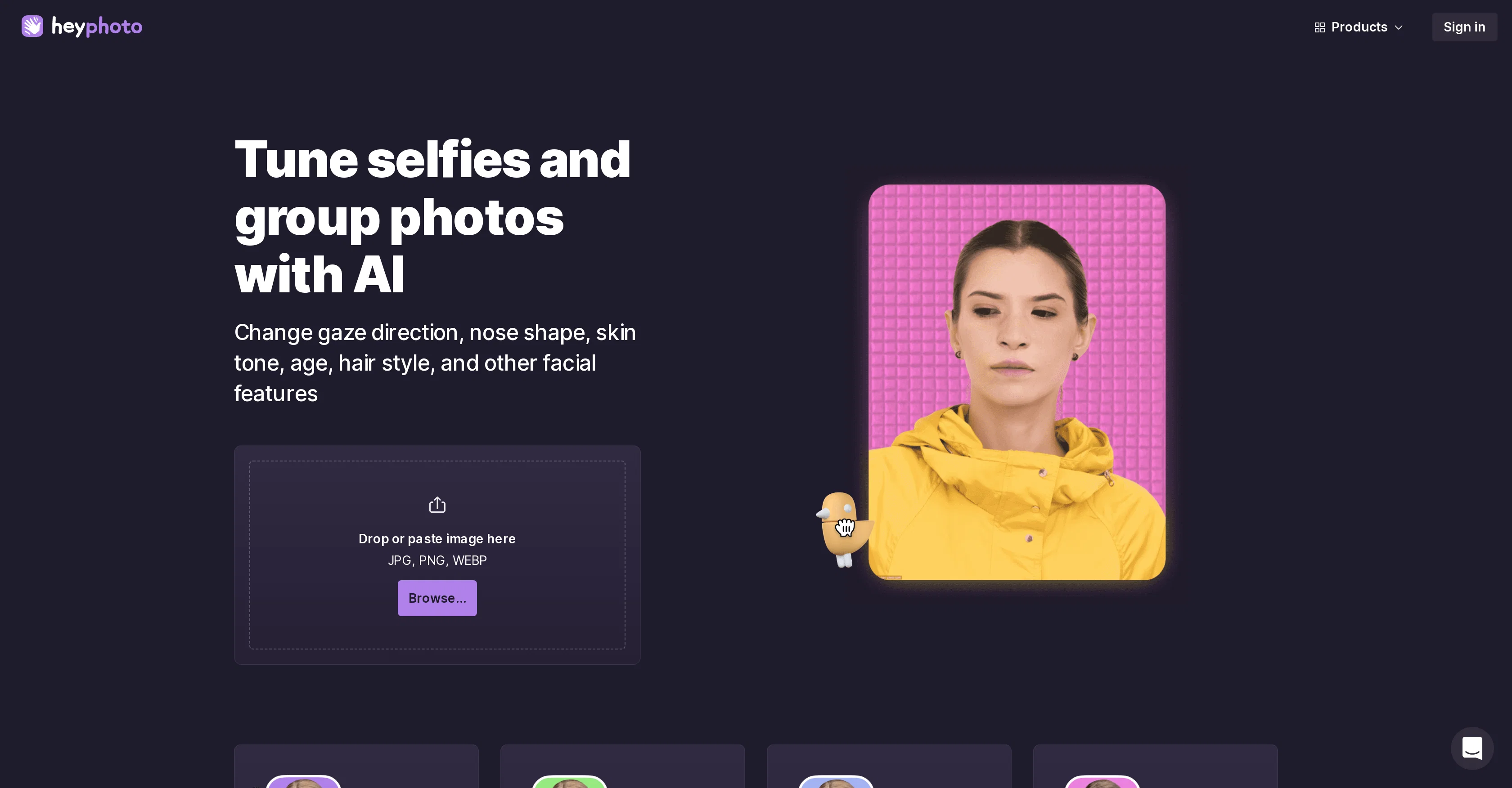 HeyPhoto website