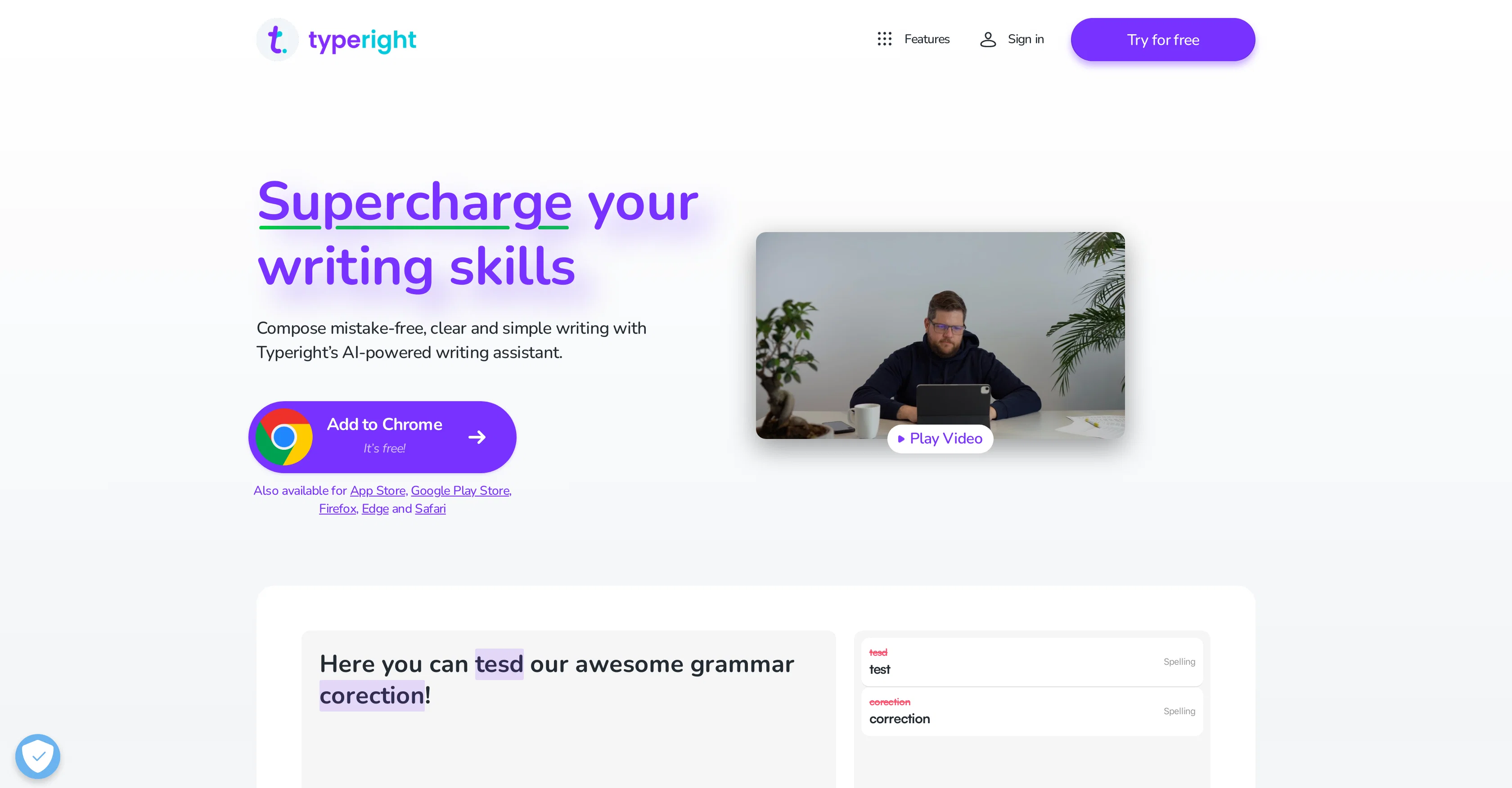 Typeright website