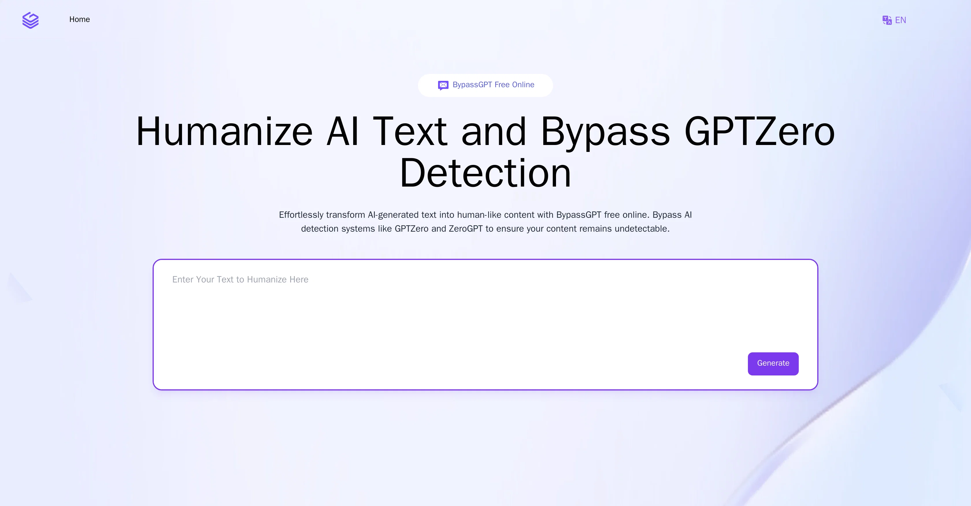 BypassGPT.co website