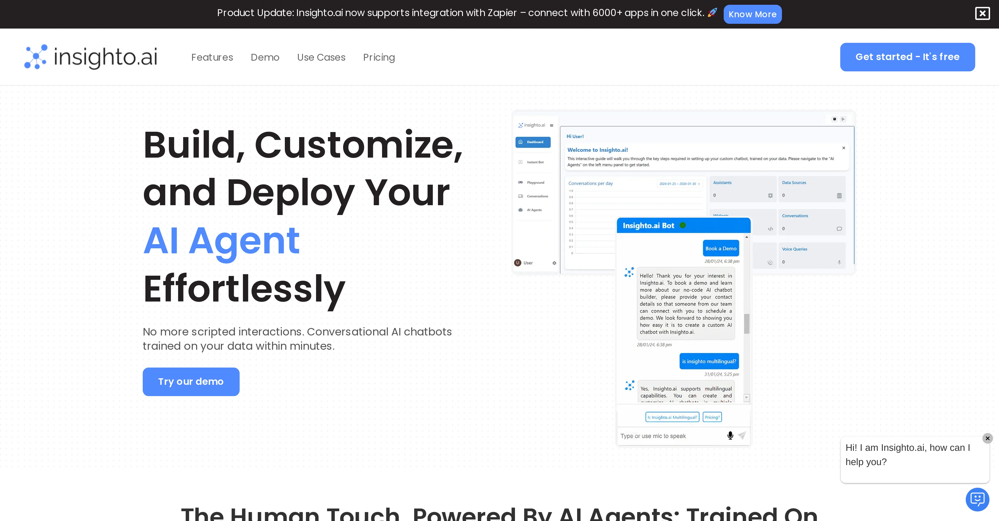 Insighto website