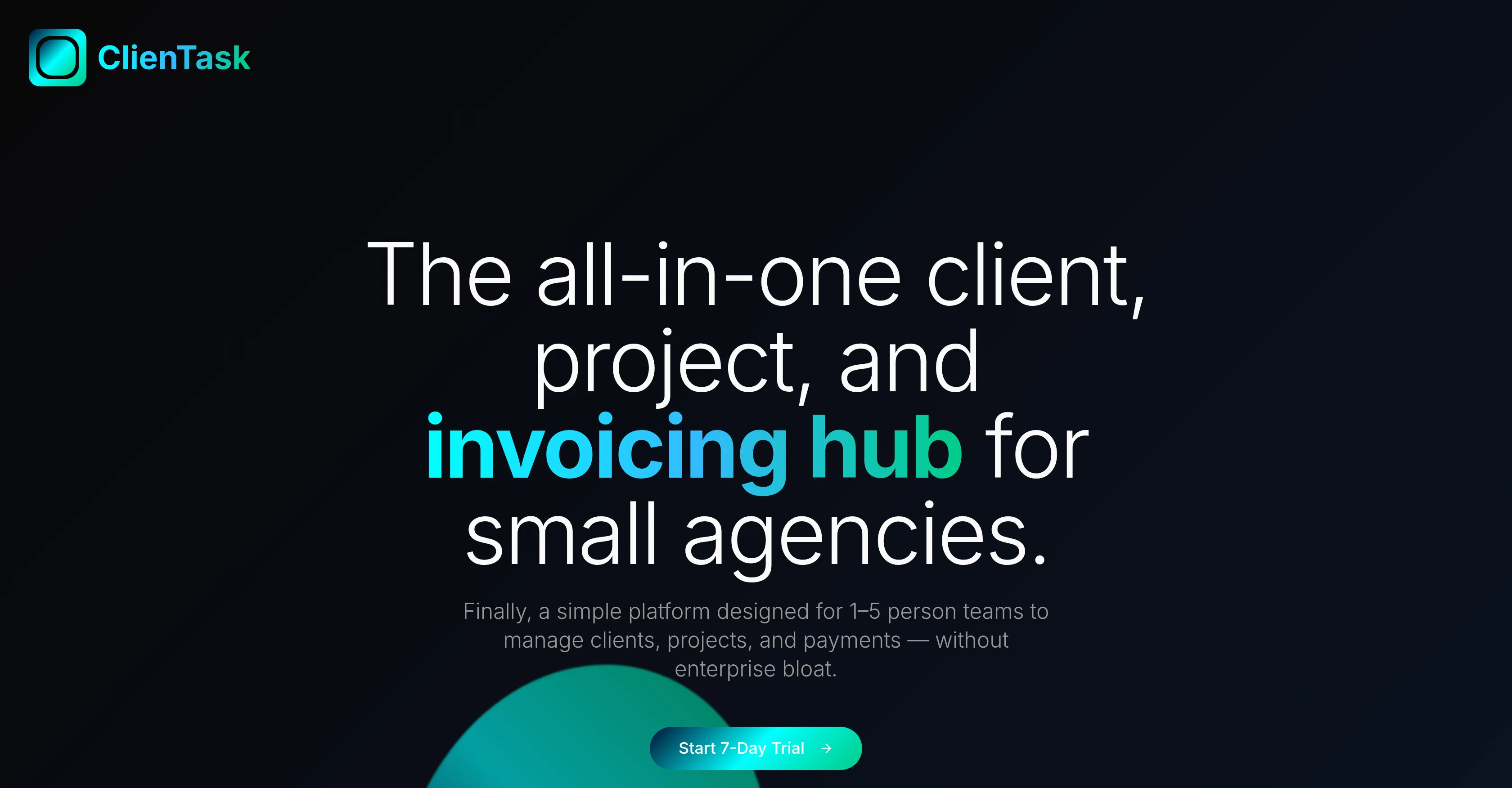 ClienTask website