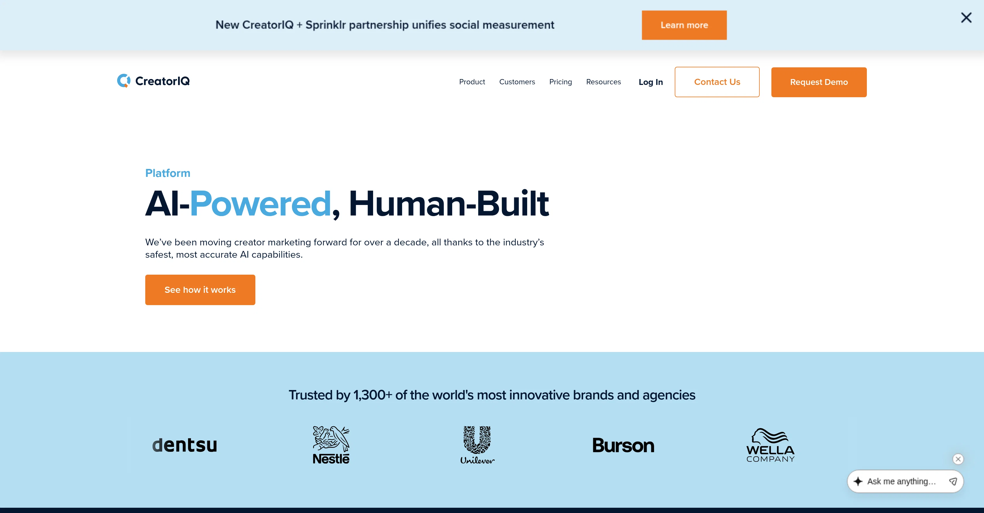 CreatorIQ website