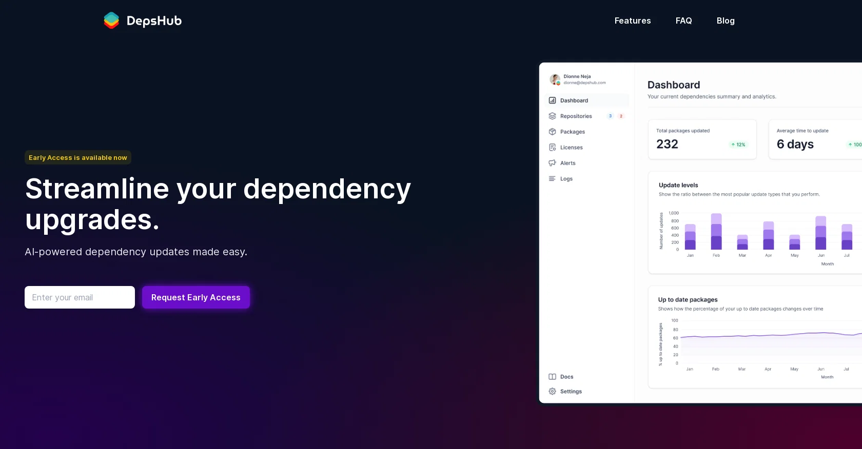 Depshub website