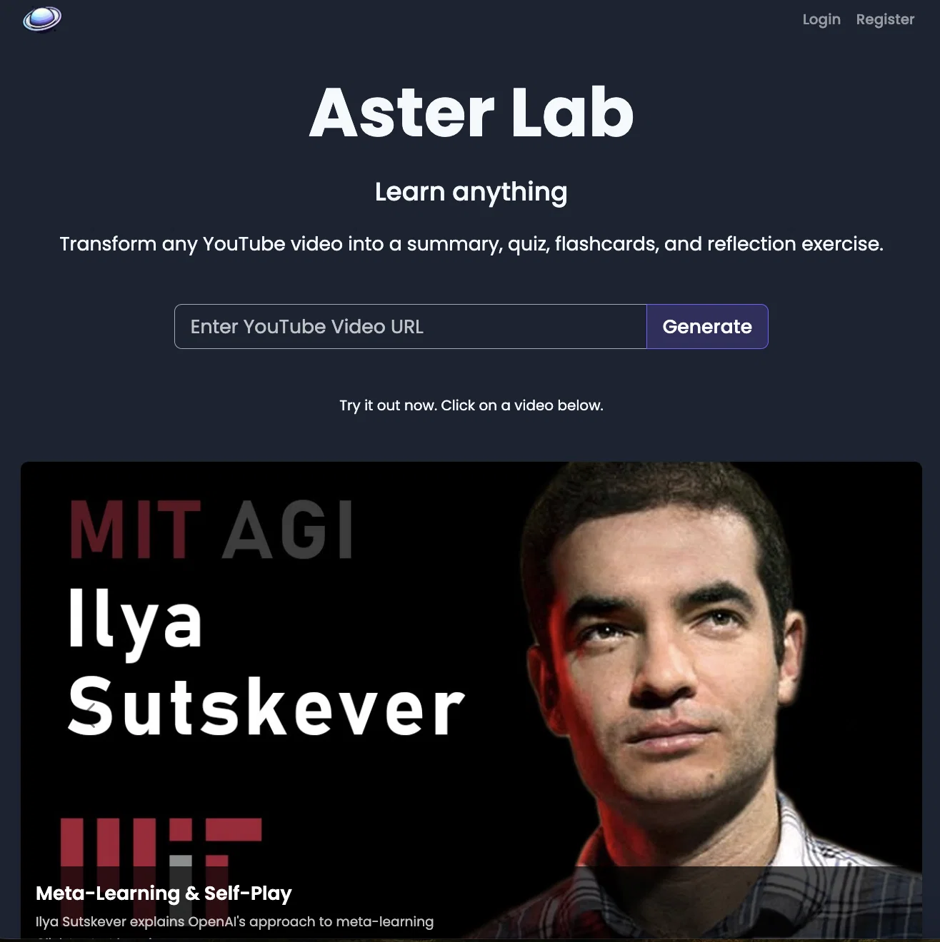 Aster Lab website