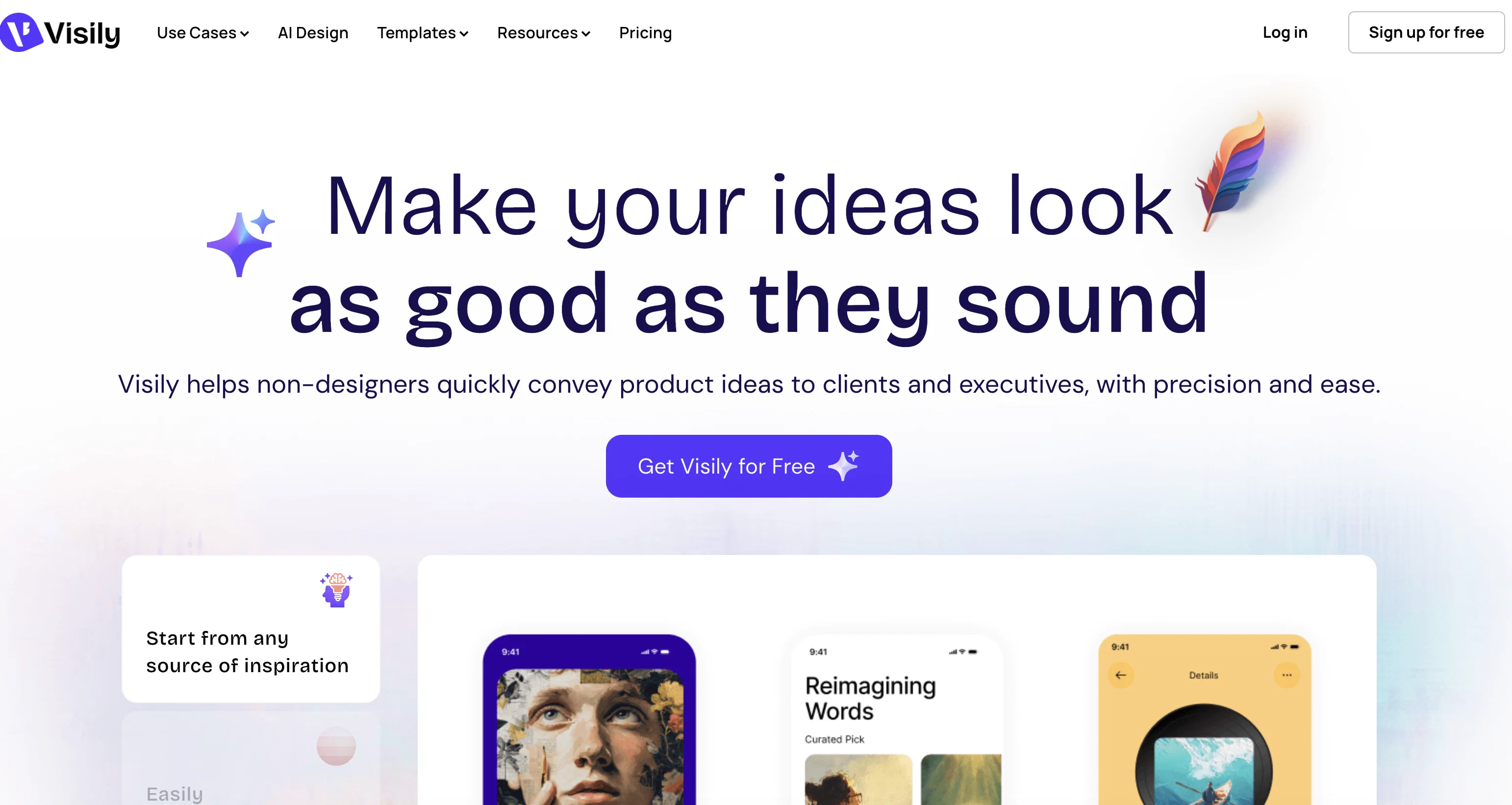 Visily website