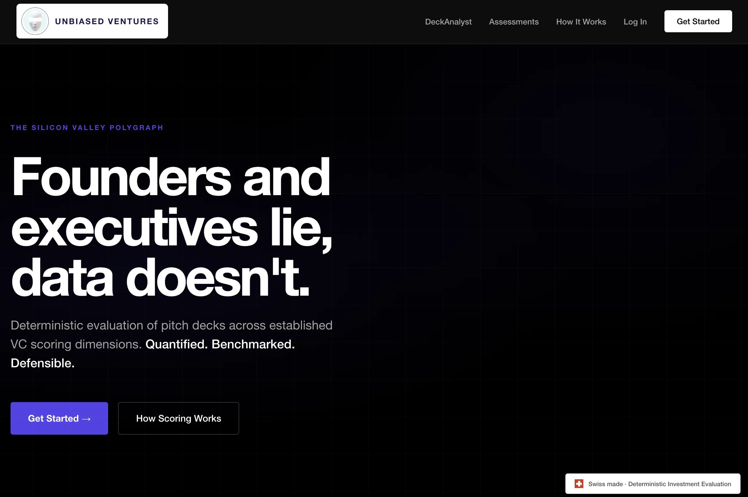 Unbiased Ventures website