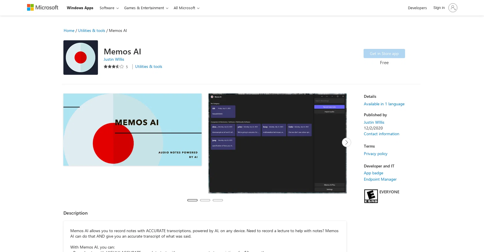 MemosAI website