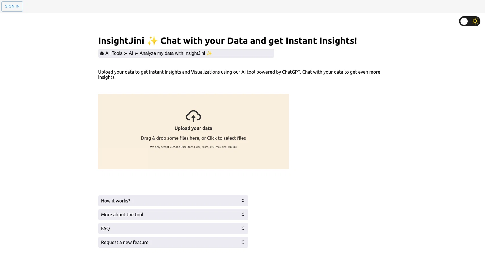 InsightJini  website