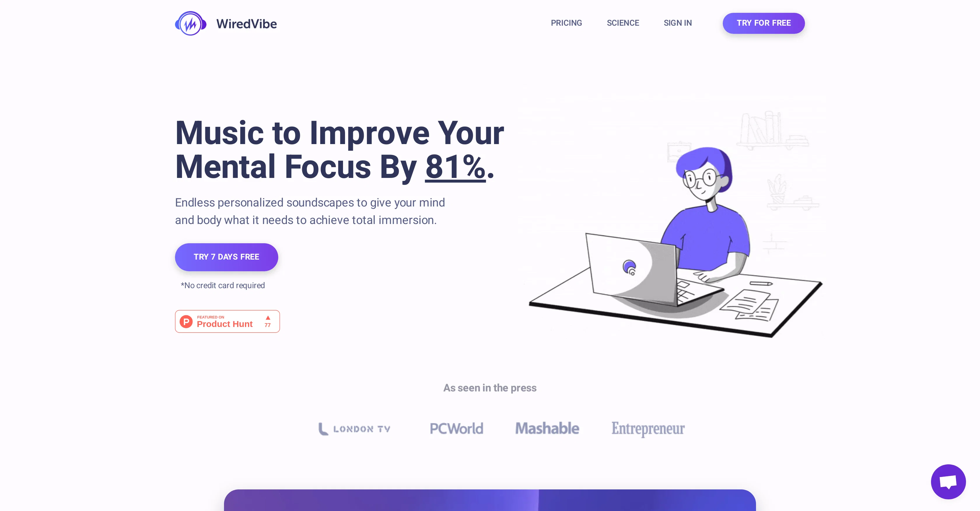WiredVibe website