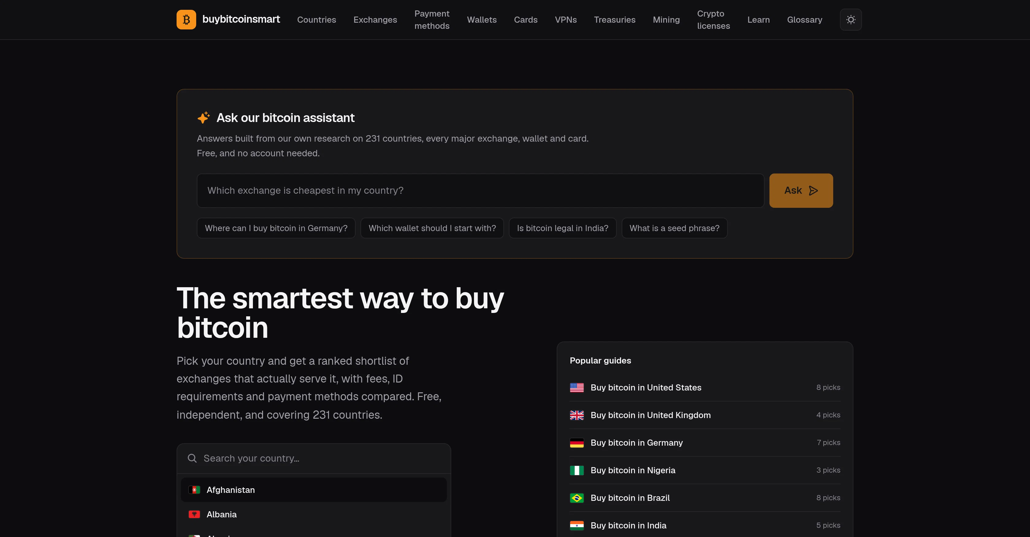 Buy Bitcoin Smart website