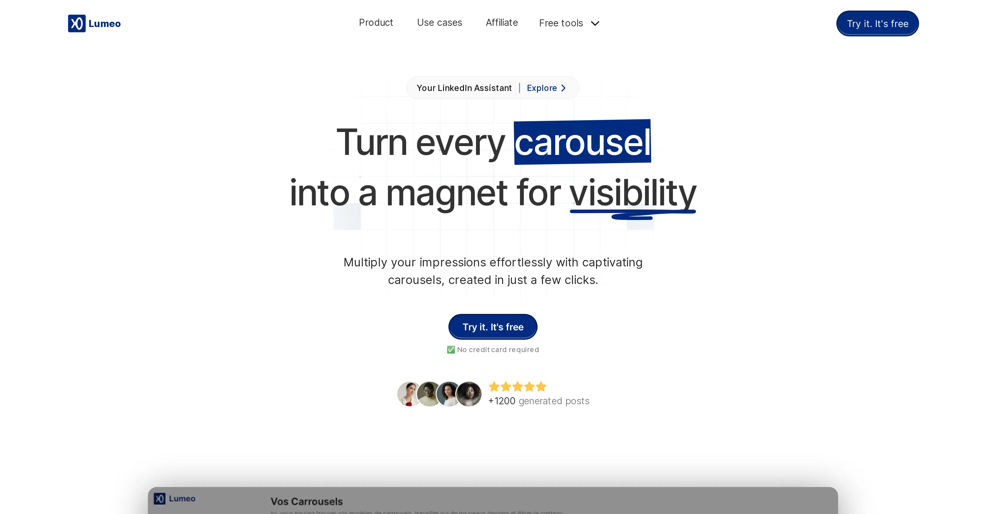 Lumeo website