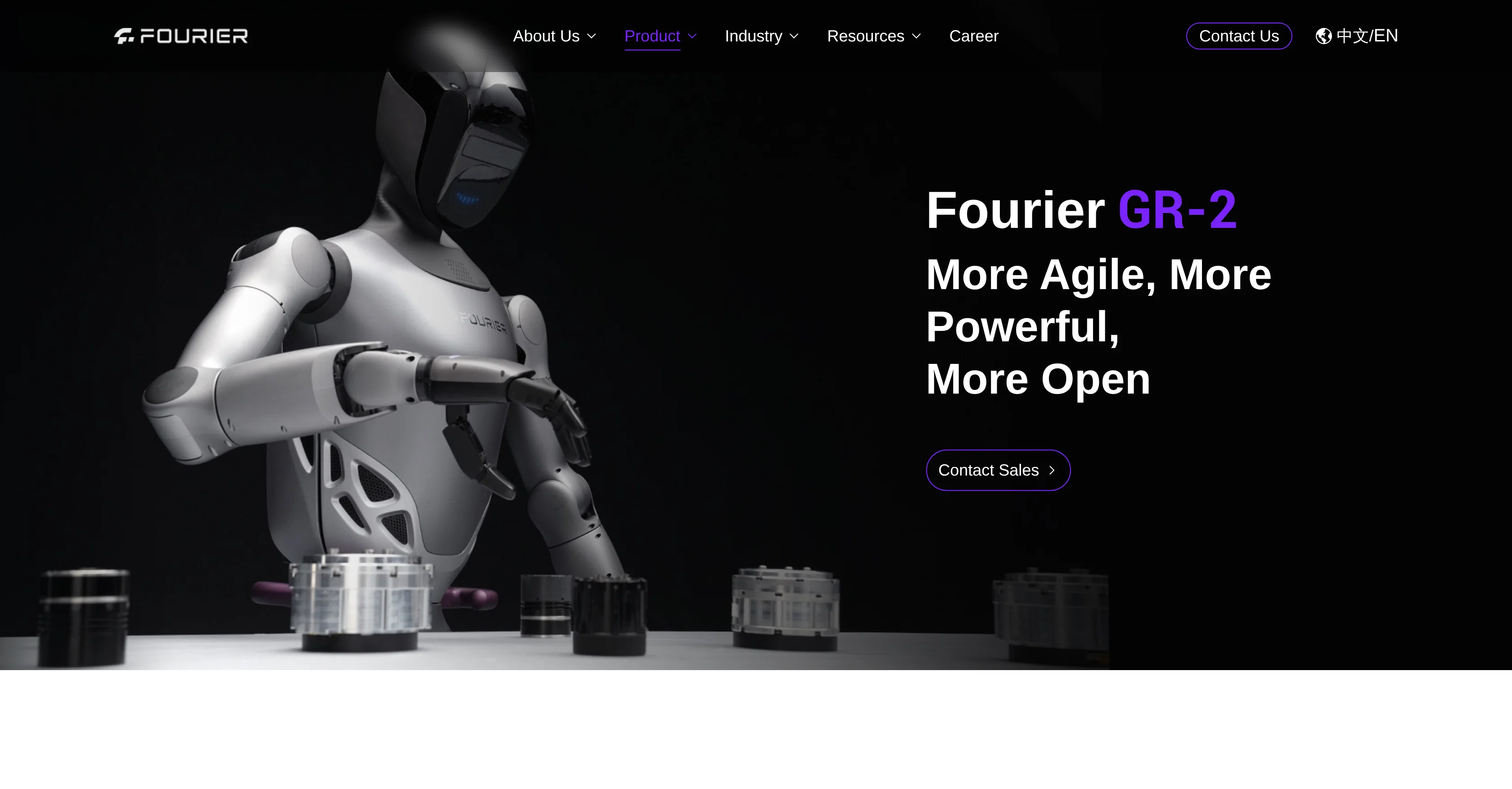 FOURIER-Robotics GR-2 website