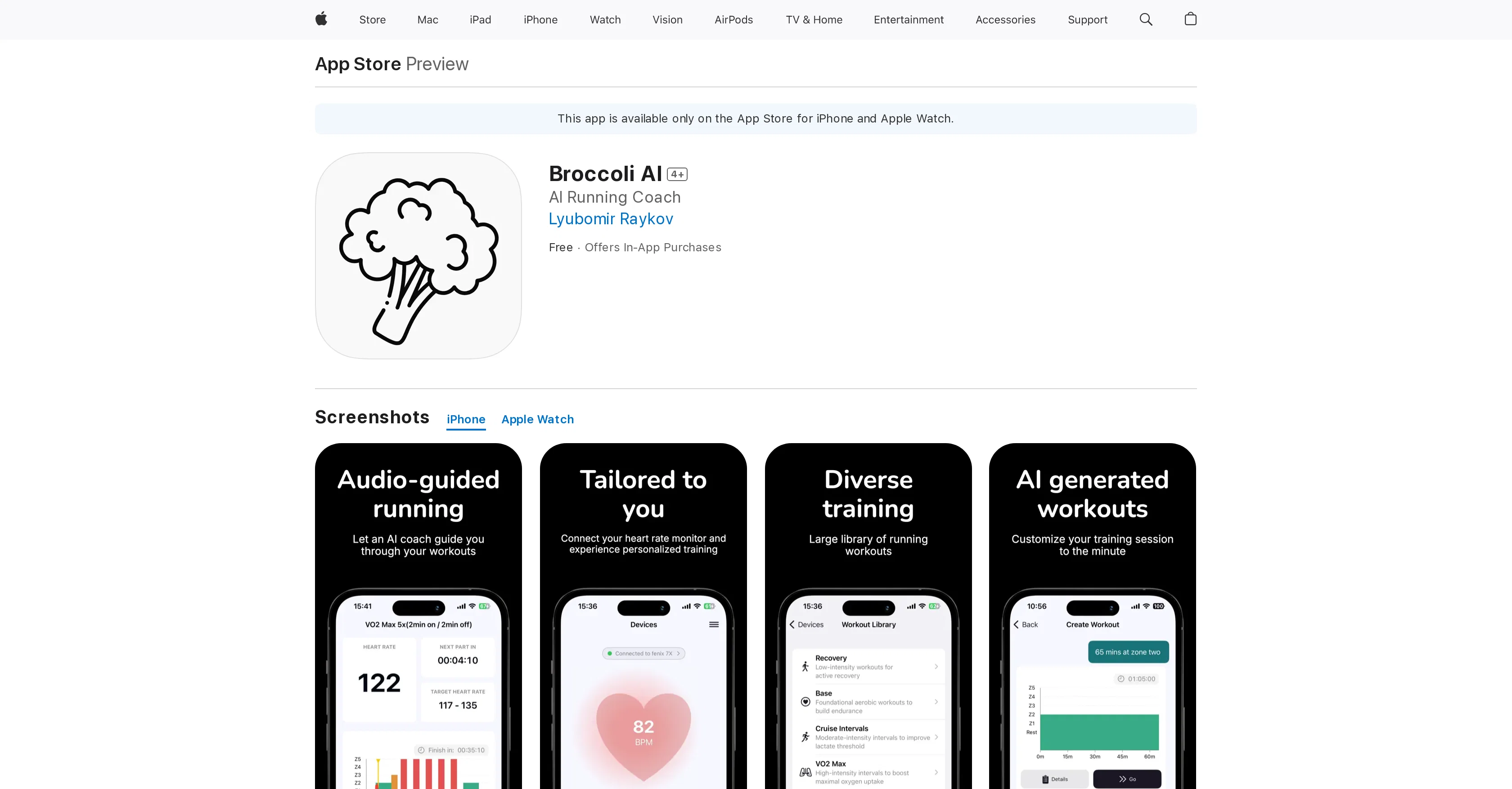 Broccoli AI website