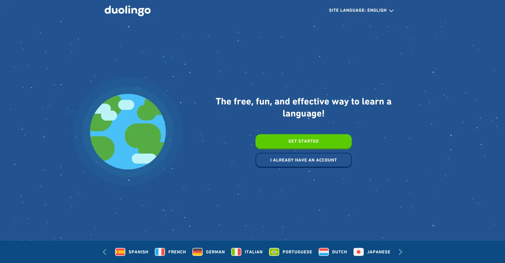 Duolingo website