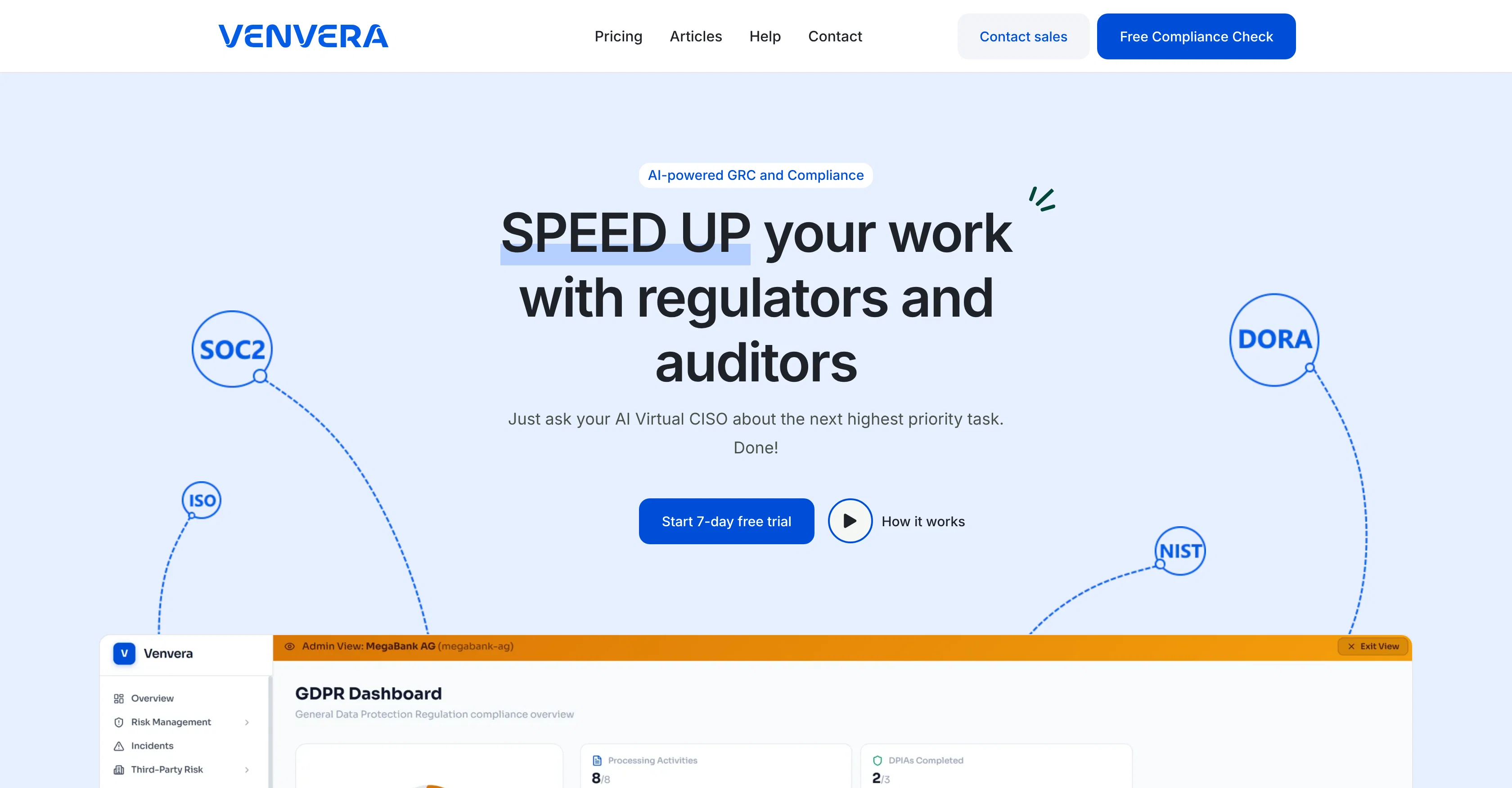Venvera website