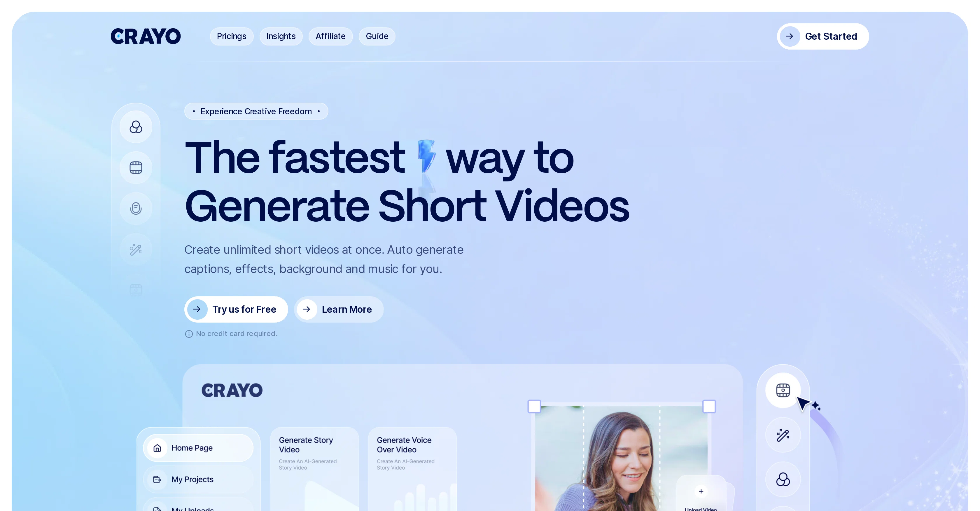 Crayo website