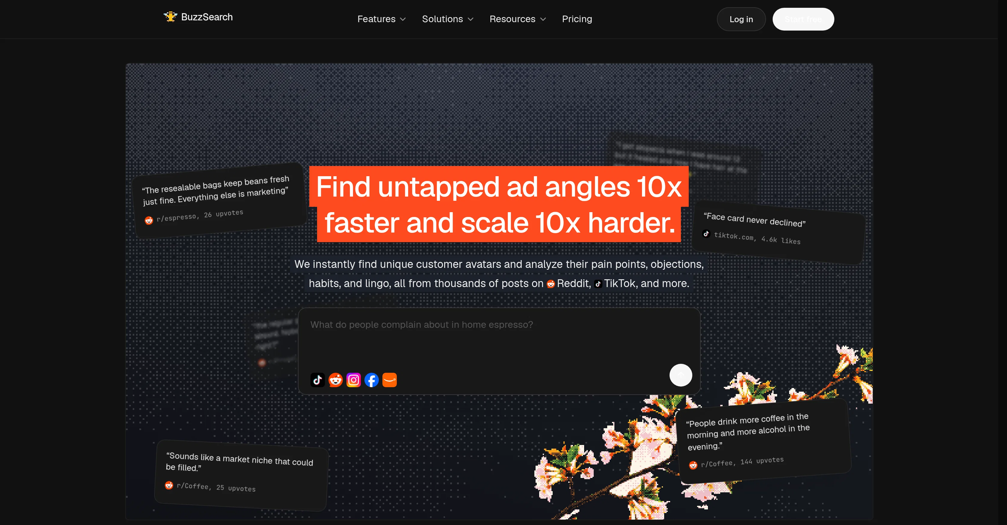 BuzzSearch website