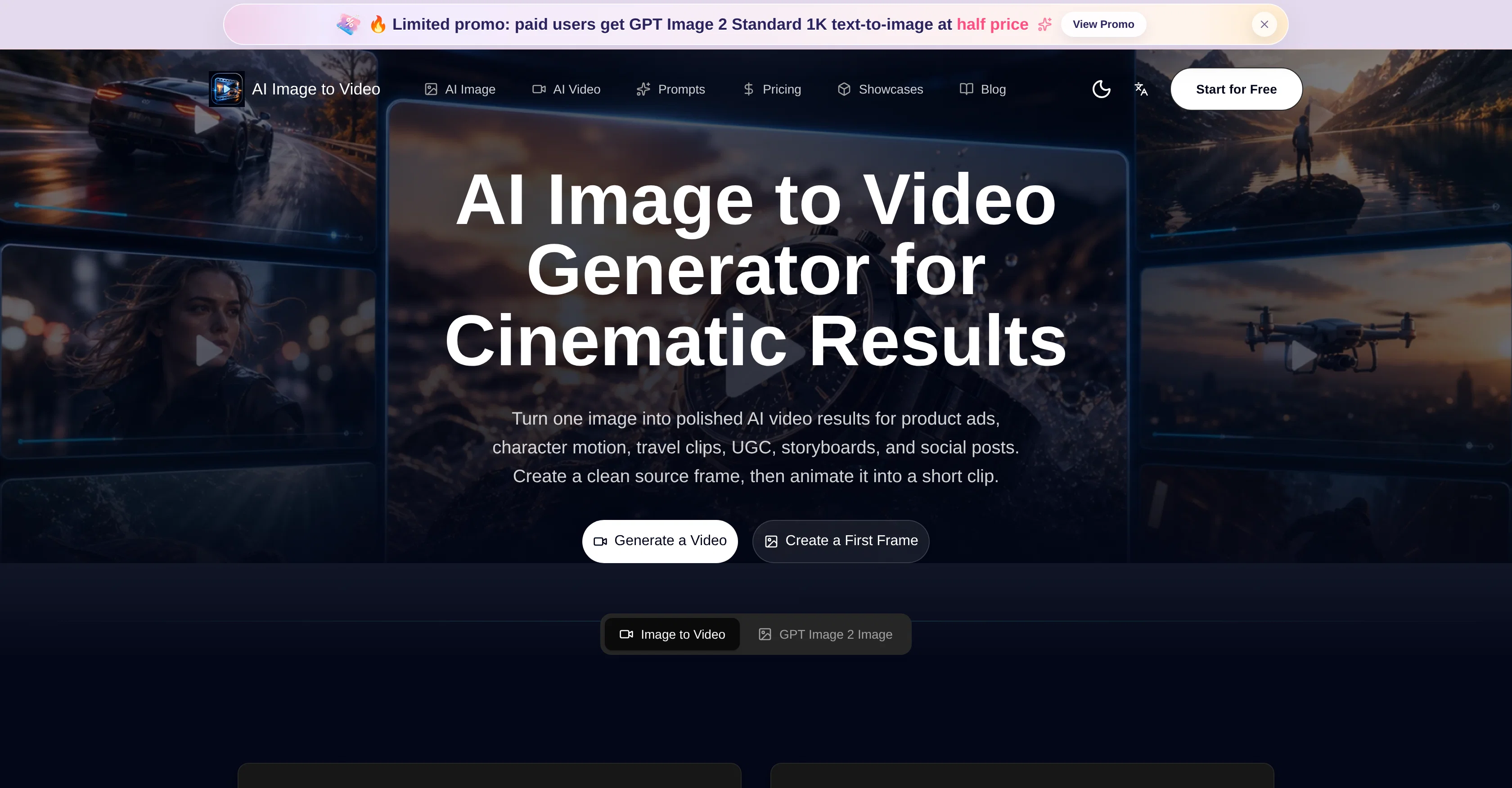 AI Image 2 Video website