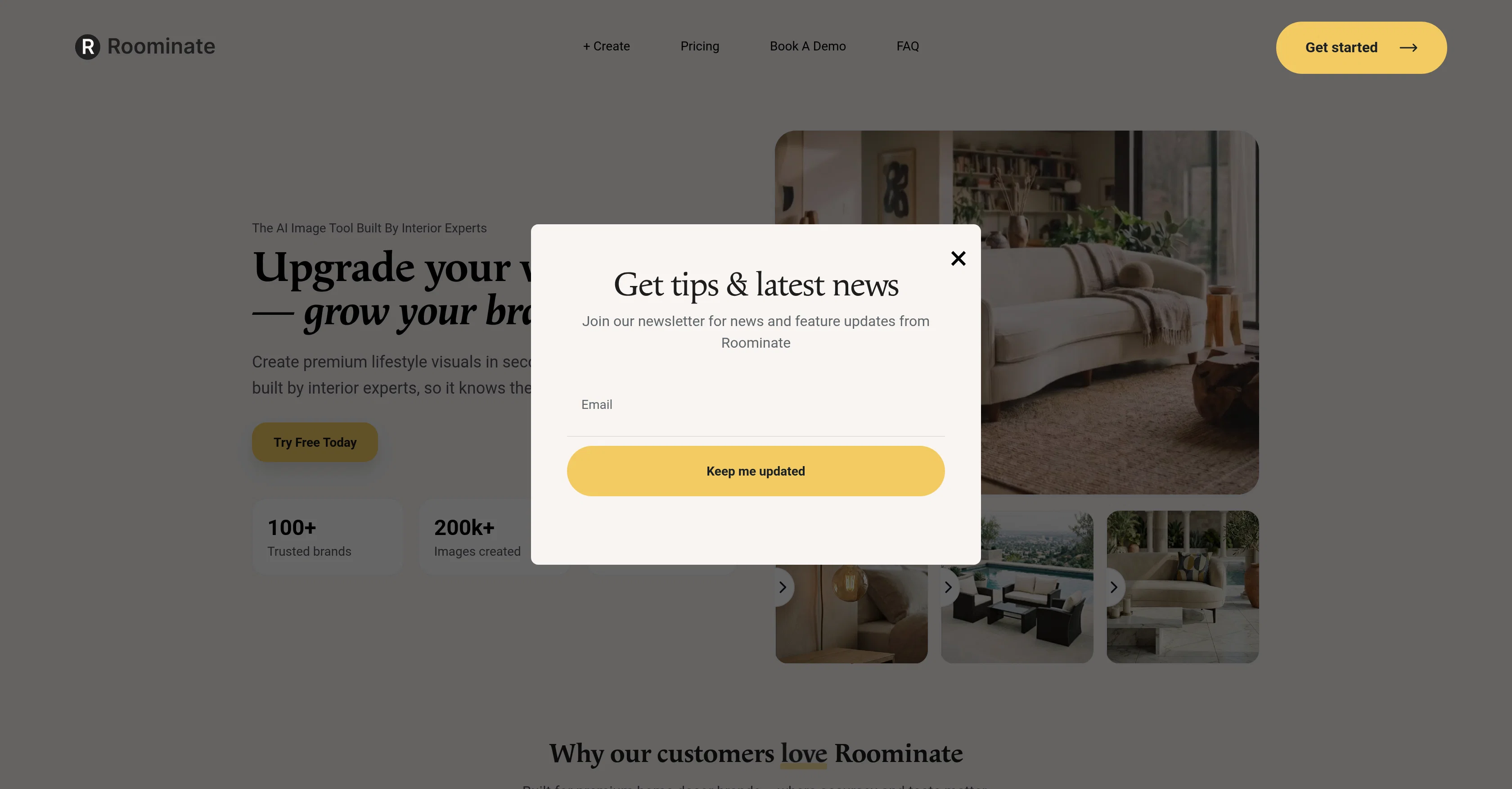 Roominate website