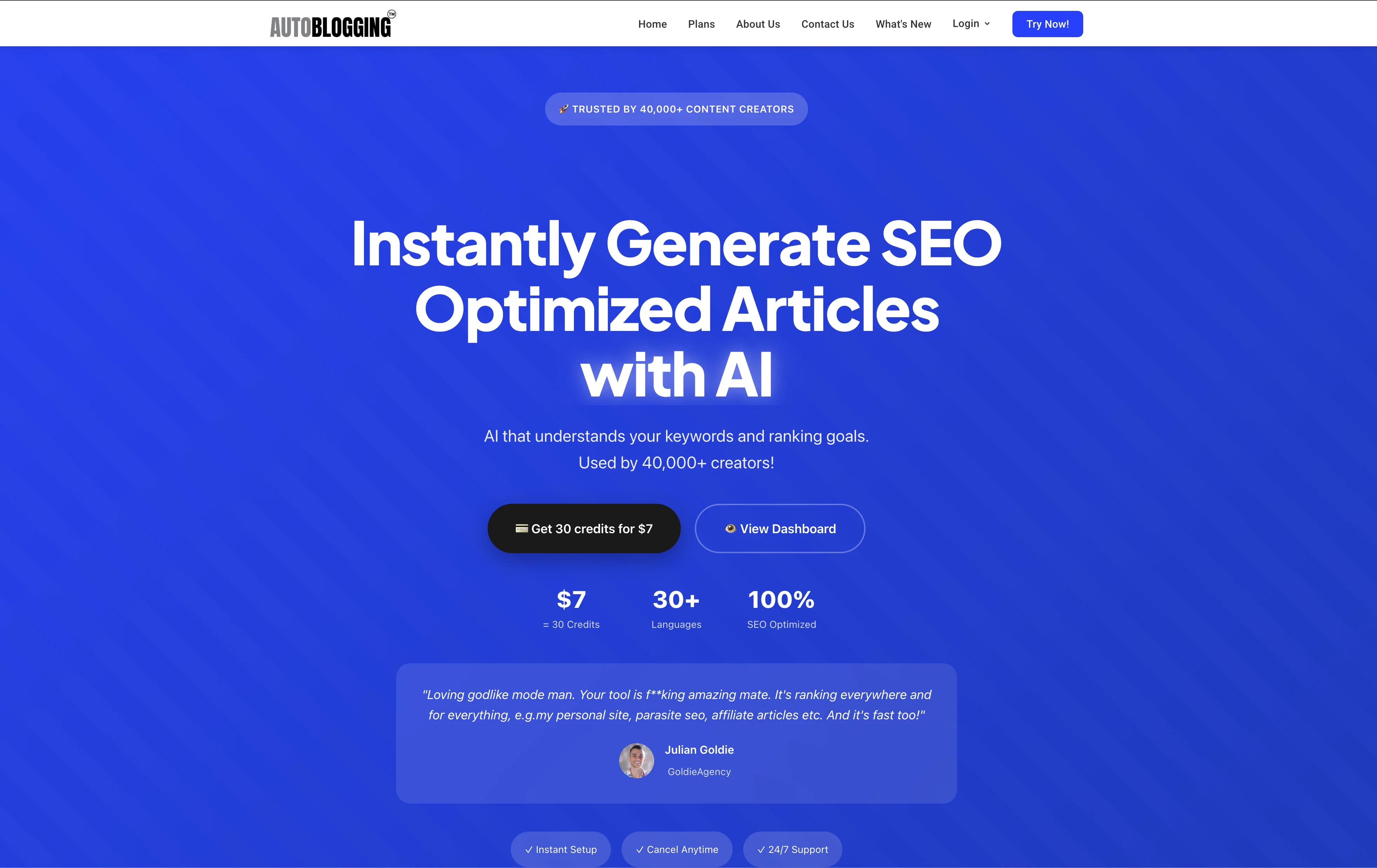 Autoblogging  website